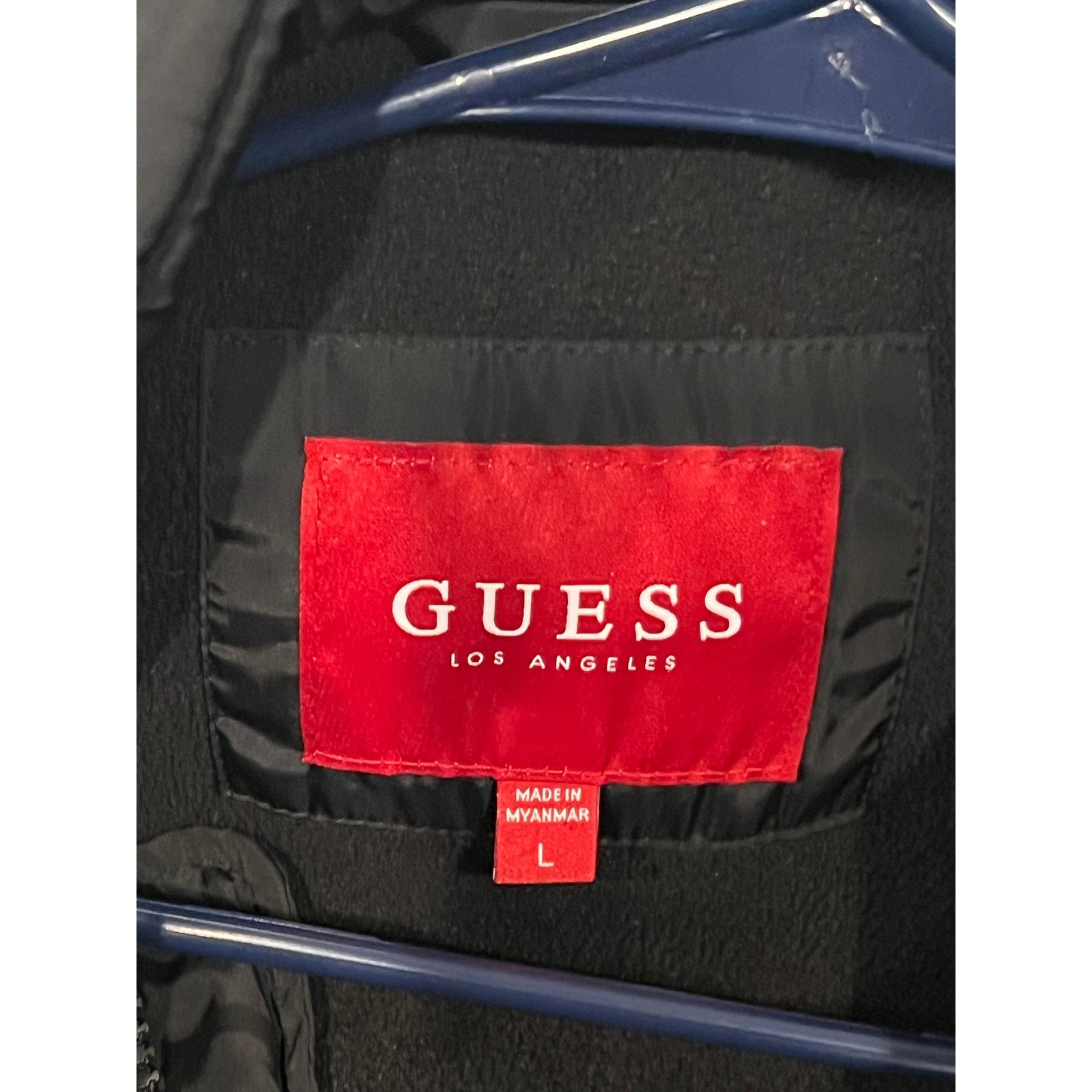 Guess Guess Black Puffer Jacket Mens L Size US L / EU 52-54 / 3 - 3 Thumbnail