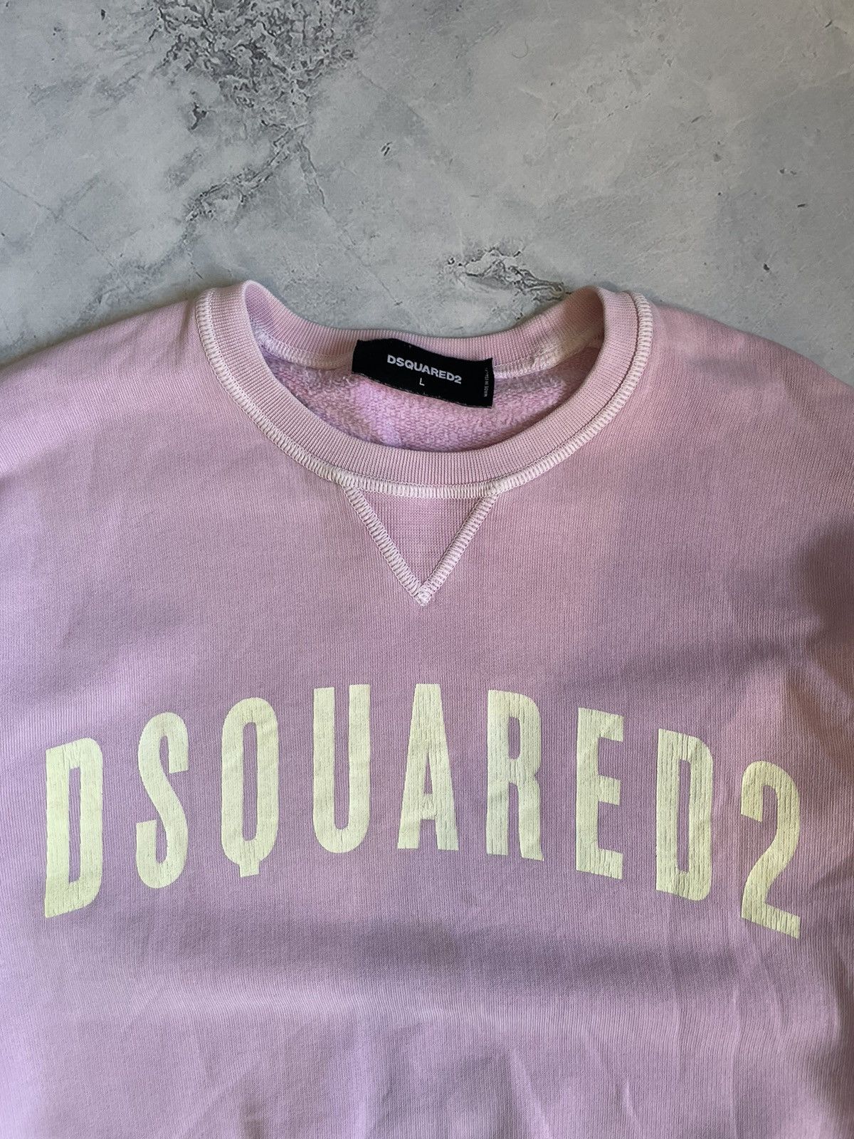Dsquared2 Dsquared2 Sweatshirt Big Logo Pink Size US L / EU 52-54 / 3 - 3 Thumbnail