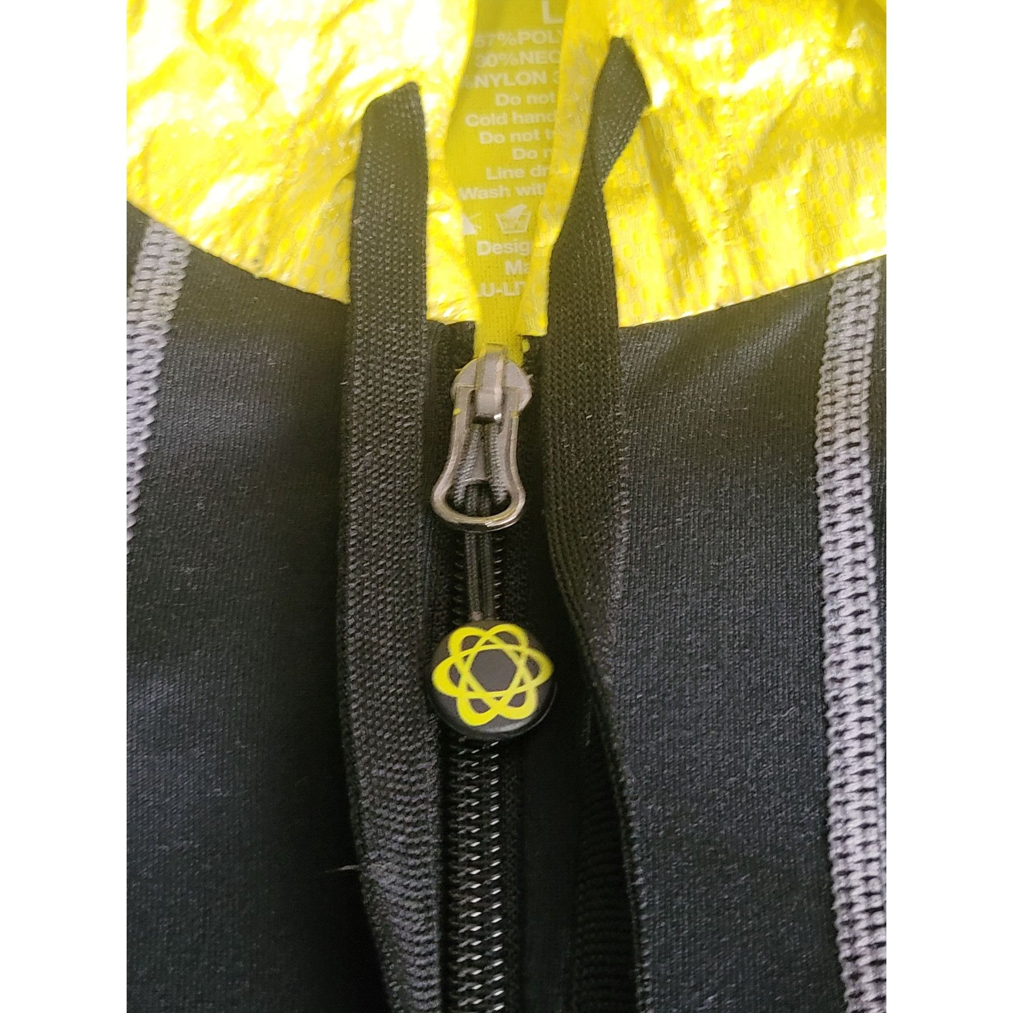 Other Zaggora Hooded Body Blazer Jacket Women Sz L Black Yellow Ac Size L / US 10 / IT 46 - 9 Thumbnail