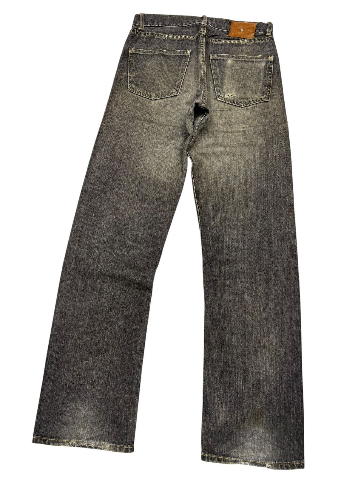 If Six Was Nine Scheme Warriors Made in Japan Rusty Mud Wash Distress Jeans Size US 31 - 9 Thumbnail