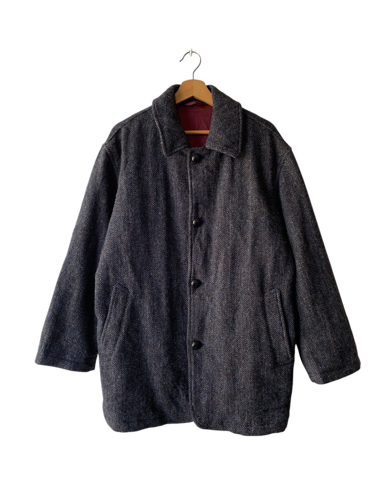 Harris Tweed Vintage 90s Poppy Yokohama x Harris Tweed Wool Jacket Size US M / EU 48-50 / 2 - 1 Thumbnail