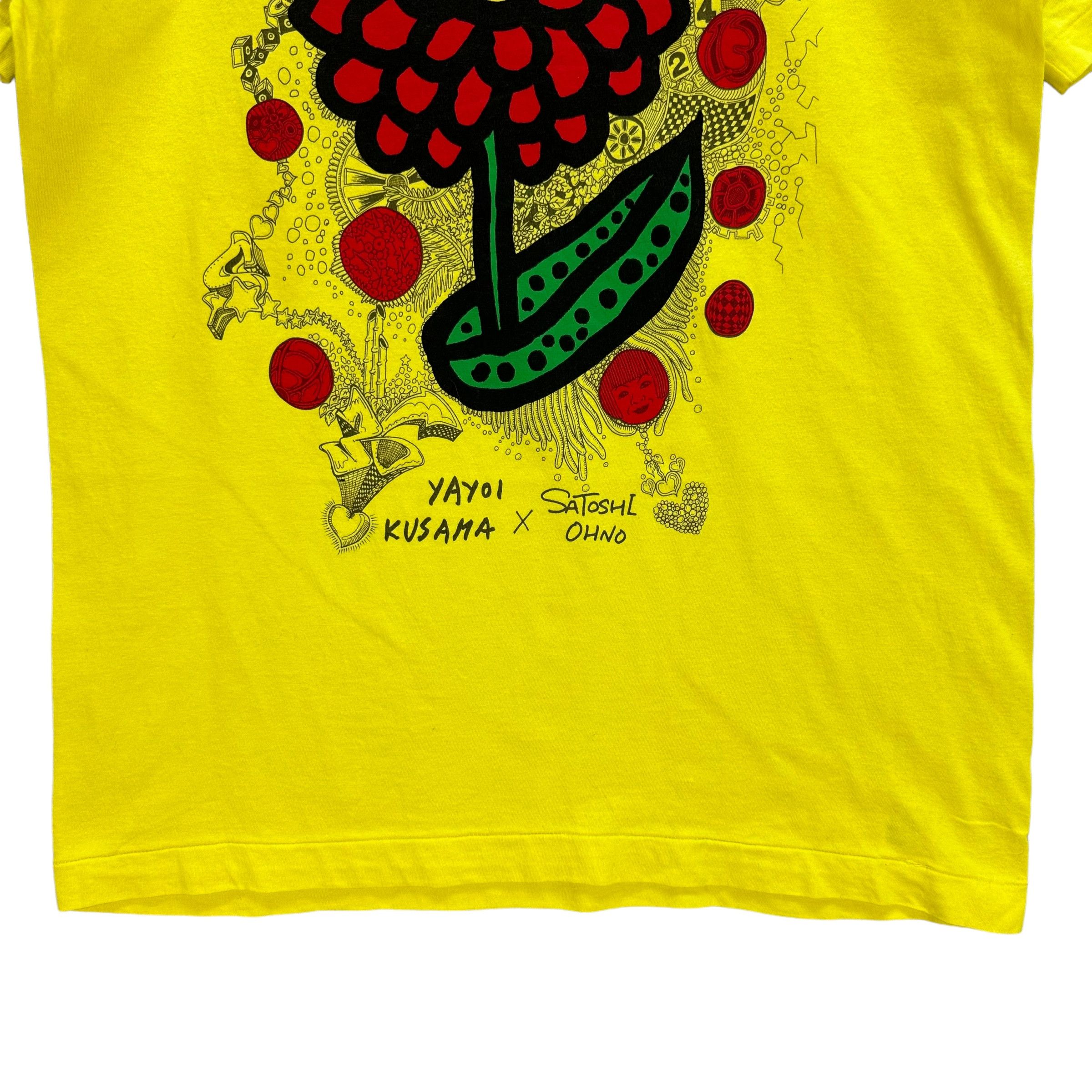Vintage 90's 24 HOUR TELEVISION Love Flower Single Stitch T #A6-0146 Size US M / EU 48-50 / 2 - 4 Thumbnail