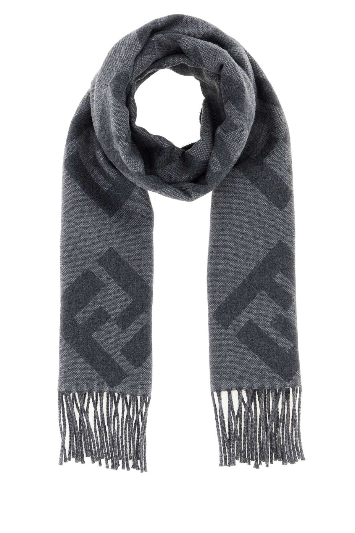 Fendi Embroidered Wool Scarf Size ONE SIZE - 1 Thumbnail