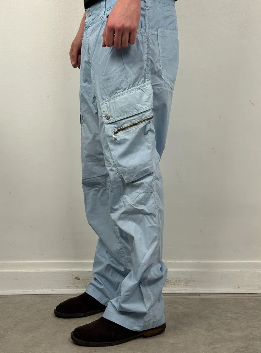 Dolce & Gabbana 2000s Dolce & Gabbana Light Blue Cargo Pants Size US 34 / EU 50 - 2 Thumbnail