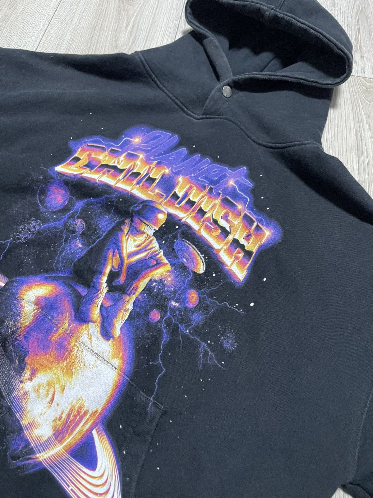 Designer Planet Childish Space Astronaut Hoodie Big Logo Y2K Size US S / EU 44-46 / 1 - 5 Thumbnail