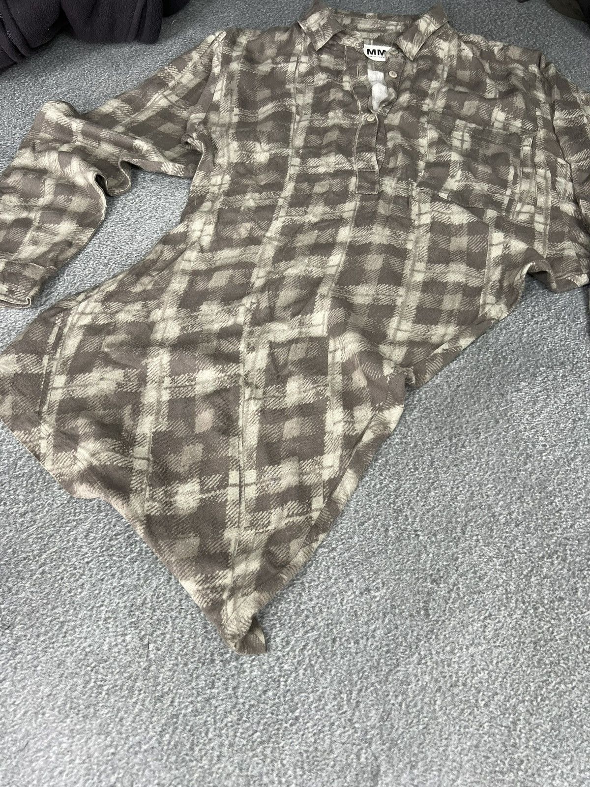 Maison Margiela MM6 asymmetrical check shirt Size M / US 6-8 / IT 42-44 - 5 Thumbnail