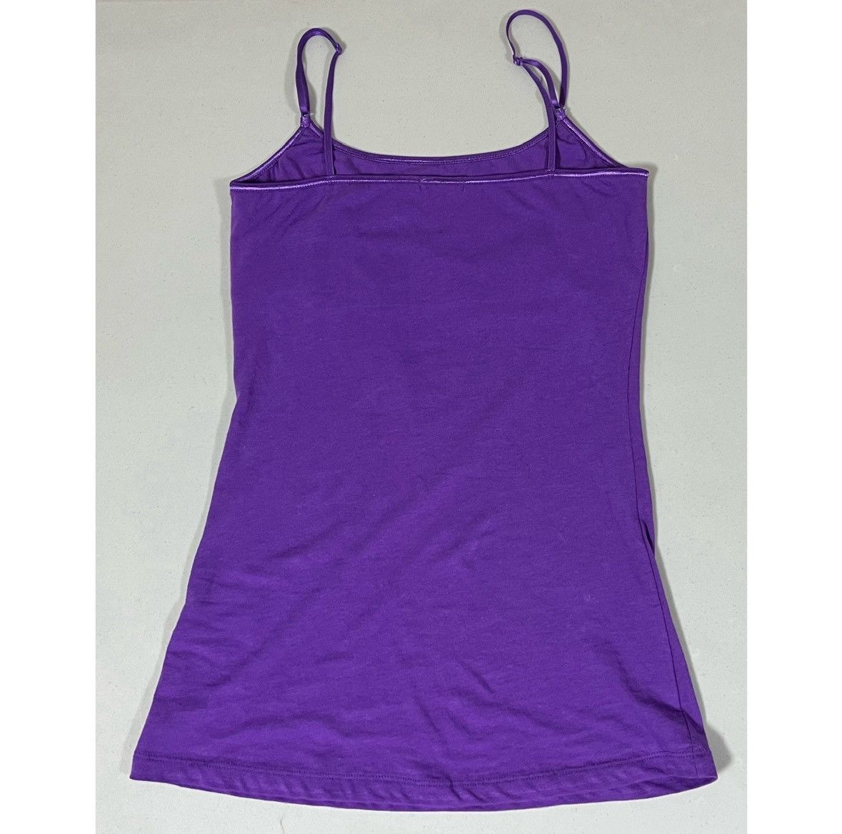 Vintage Purple Neon Shelf-Bra Cami Camisole Tank Top Shirt Size M 💜 Size M / US 6-8 / IT 42-44 - 4 Thumbnail