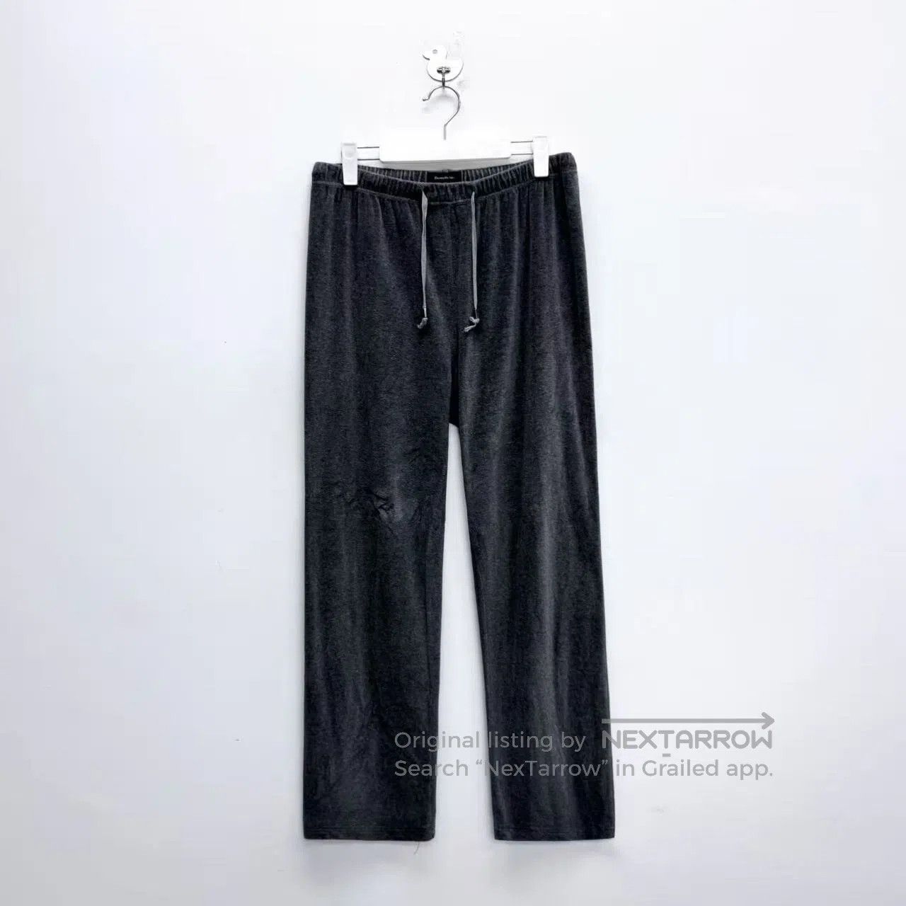 Ermenegildo Zegna Ermenegildo Zegna size L Grey Velvet Casual Sports Pants| Size US 26 / EU 42 - 1 Thumbnail