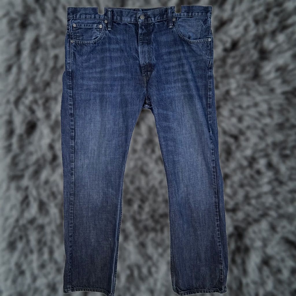 Levi's Levi's 527 Jeans Blue Denim Mid-Rise Bootcut 40 x 32 Men's Regular Slim Leather Logo Pocket Denim Jeans Size US 40 / EU 56 - 1 Thumbnail
