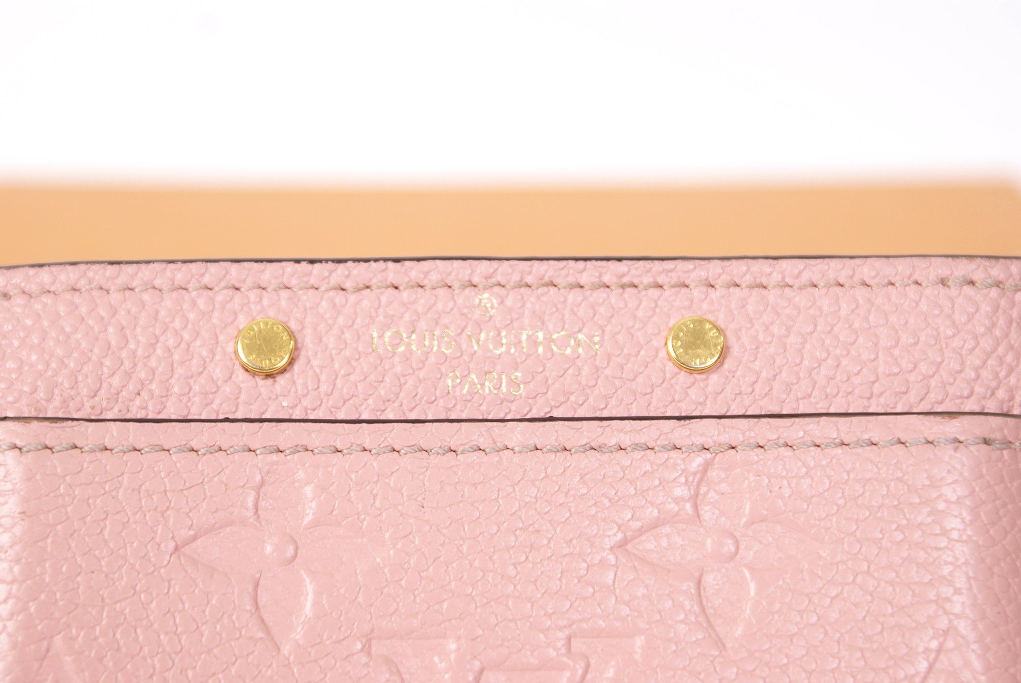 Louis Vuitton Louis Vuitton Monogram Empreinte Leather Card Holder Rose Size ONE SIZE - 8 Thumbnail