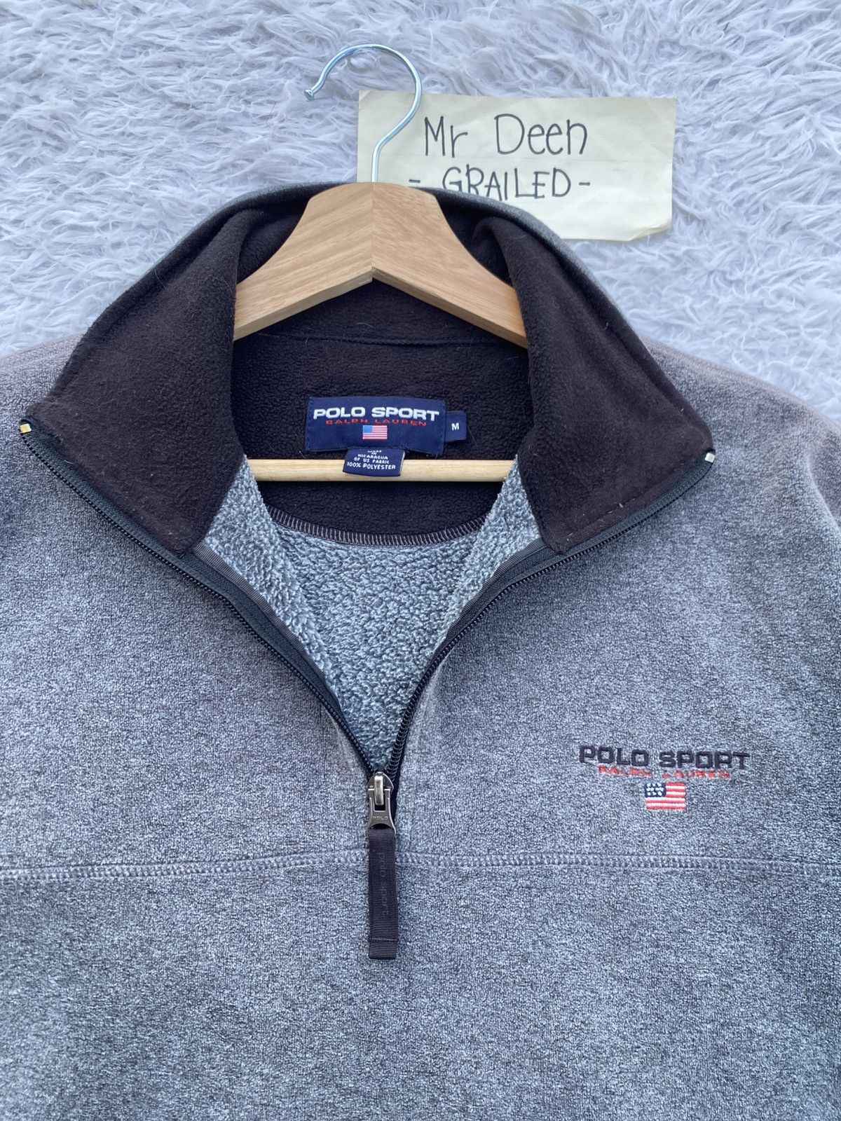 Polo Ralph Lauren Rare Vintage Polo Sport Ralph Lauren Fleece Sweater Size US L / EU 52-54 / 3 - 7 Thumbnail