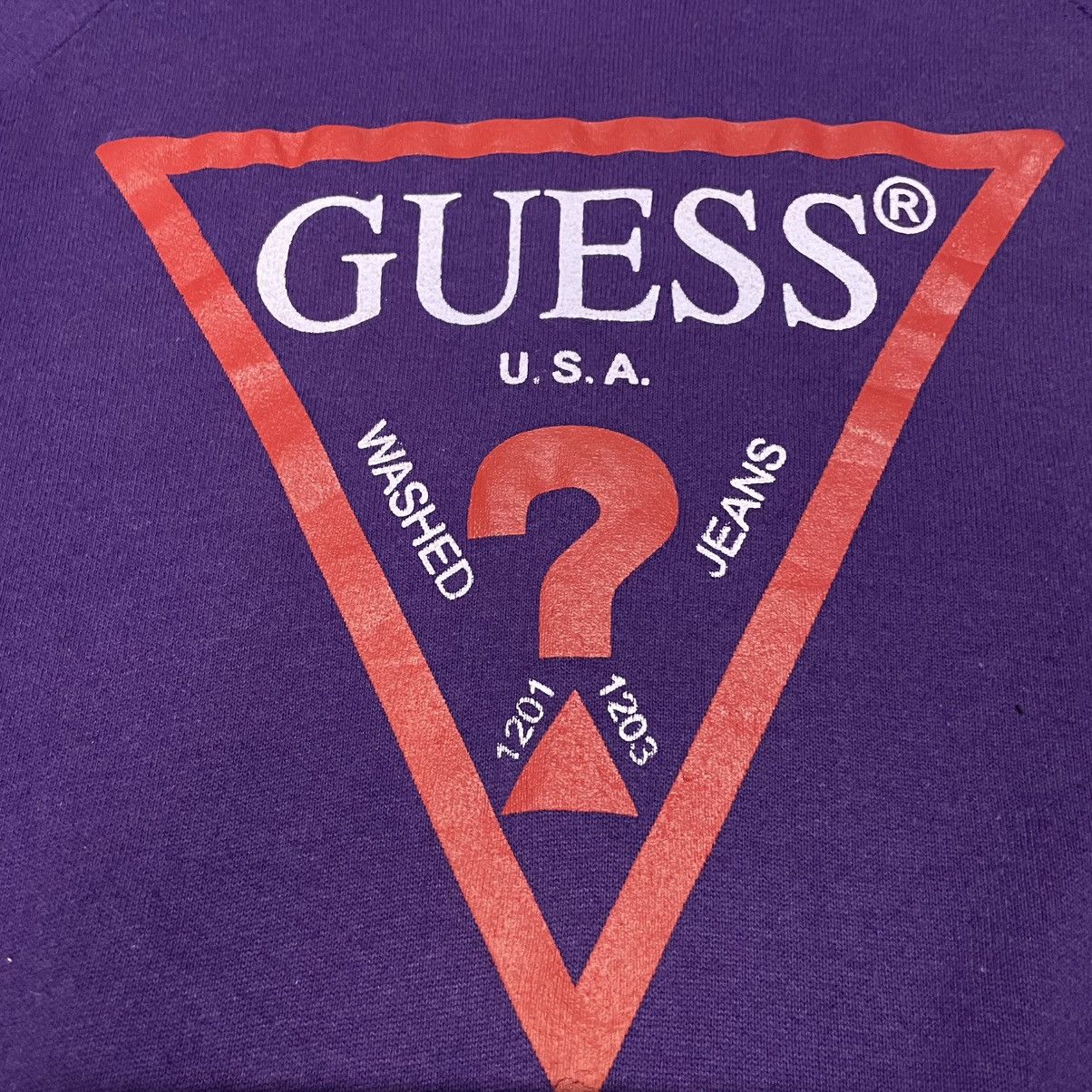 Guess × Vintage Vintage Guess Usa Crewneck Sweatshirt Size US L / EU 52-54 / 3 - 3 Thumbnail