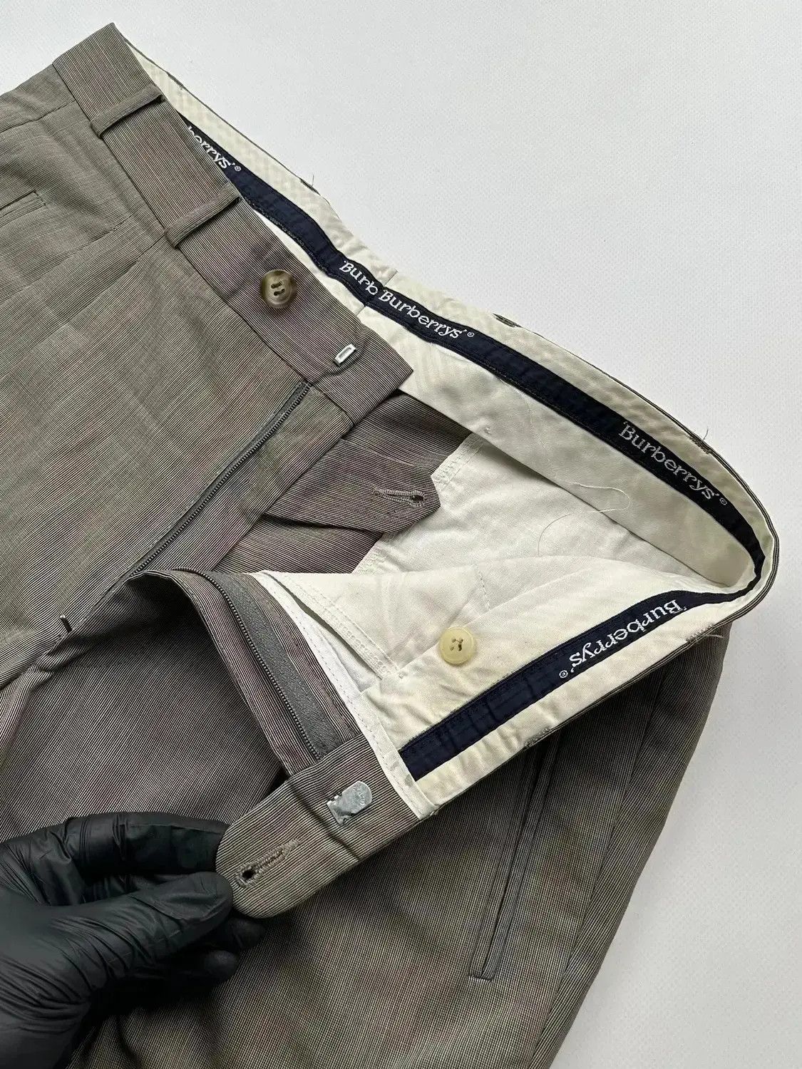 Burberry Burberry Vintage Wool Pants (417) Size US 32 / EU 48 - 4 Thumbnail