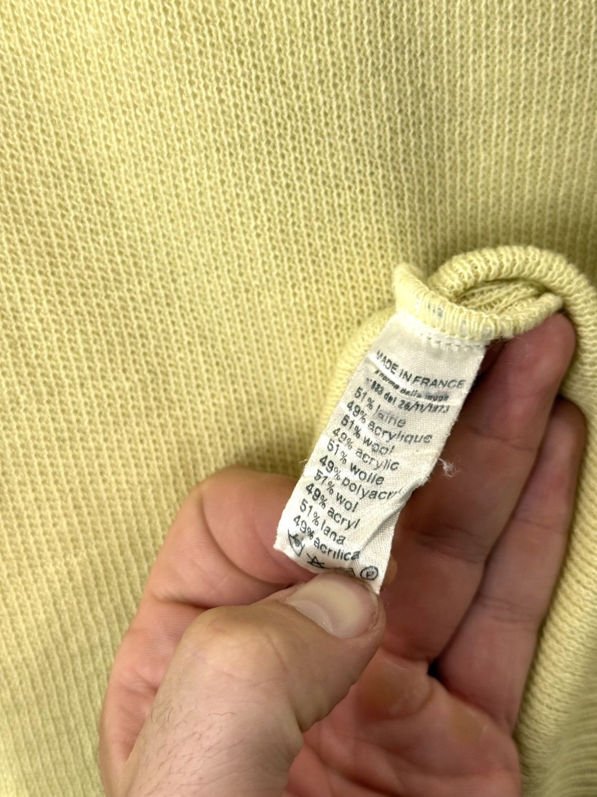 Lacoste 💥90’s Rare! Vintage Lacoste Sweater Sweatshirt Size US L / EU 52-54 / 3 - 6 Thumbnail
