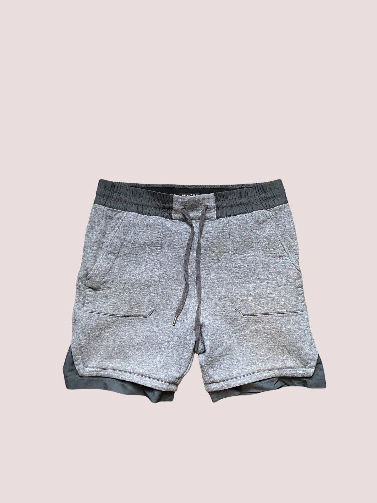 Helmut Lang Helmut Lang Grey Track Shorts Size US 32 / EU 48 - 1 Thumbnail