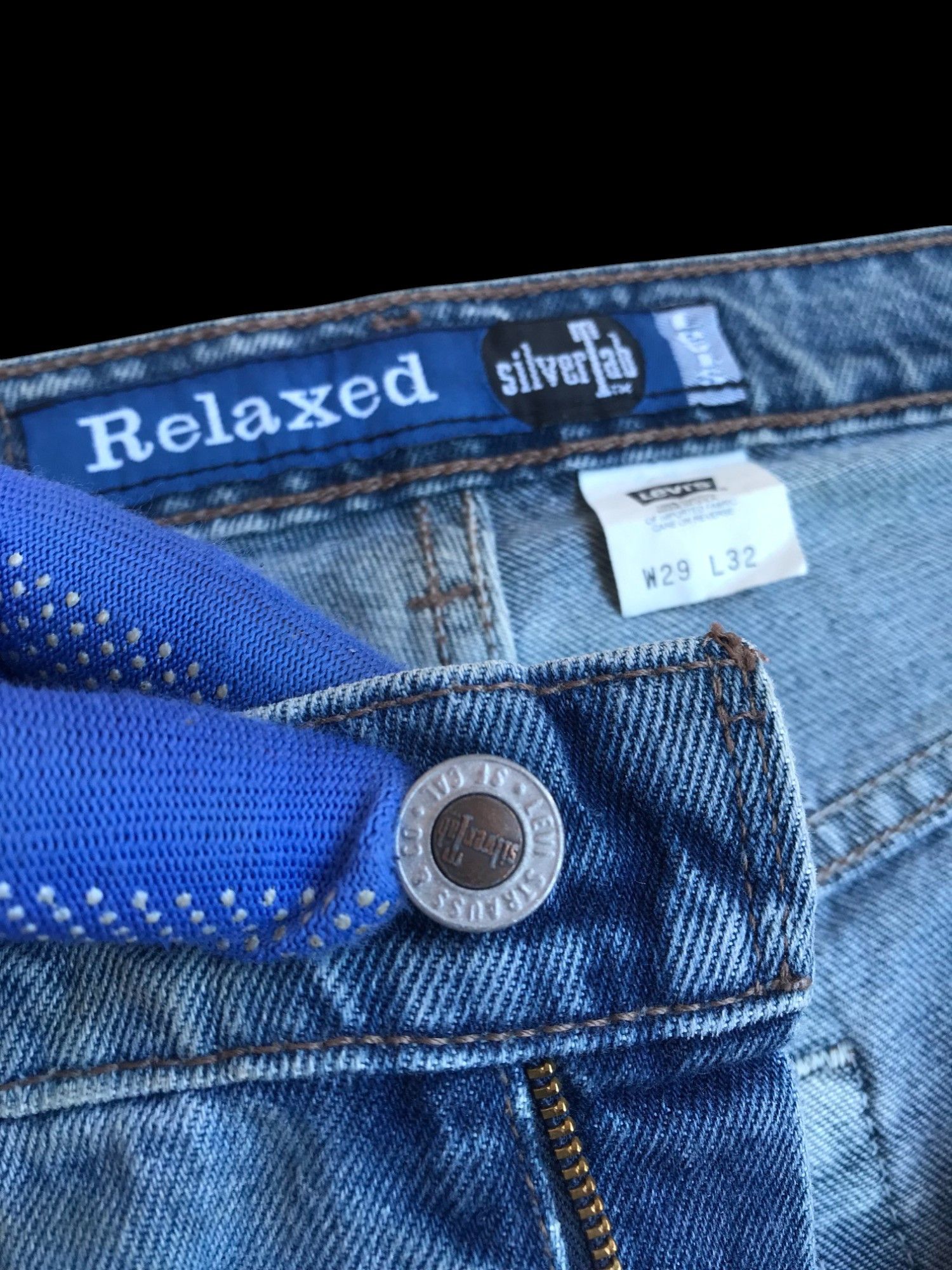 Levi's VTG LEVIS SILVERTAB 90s STONEWASH RELAXED FIT Size US 29 - 8 Thumbnail