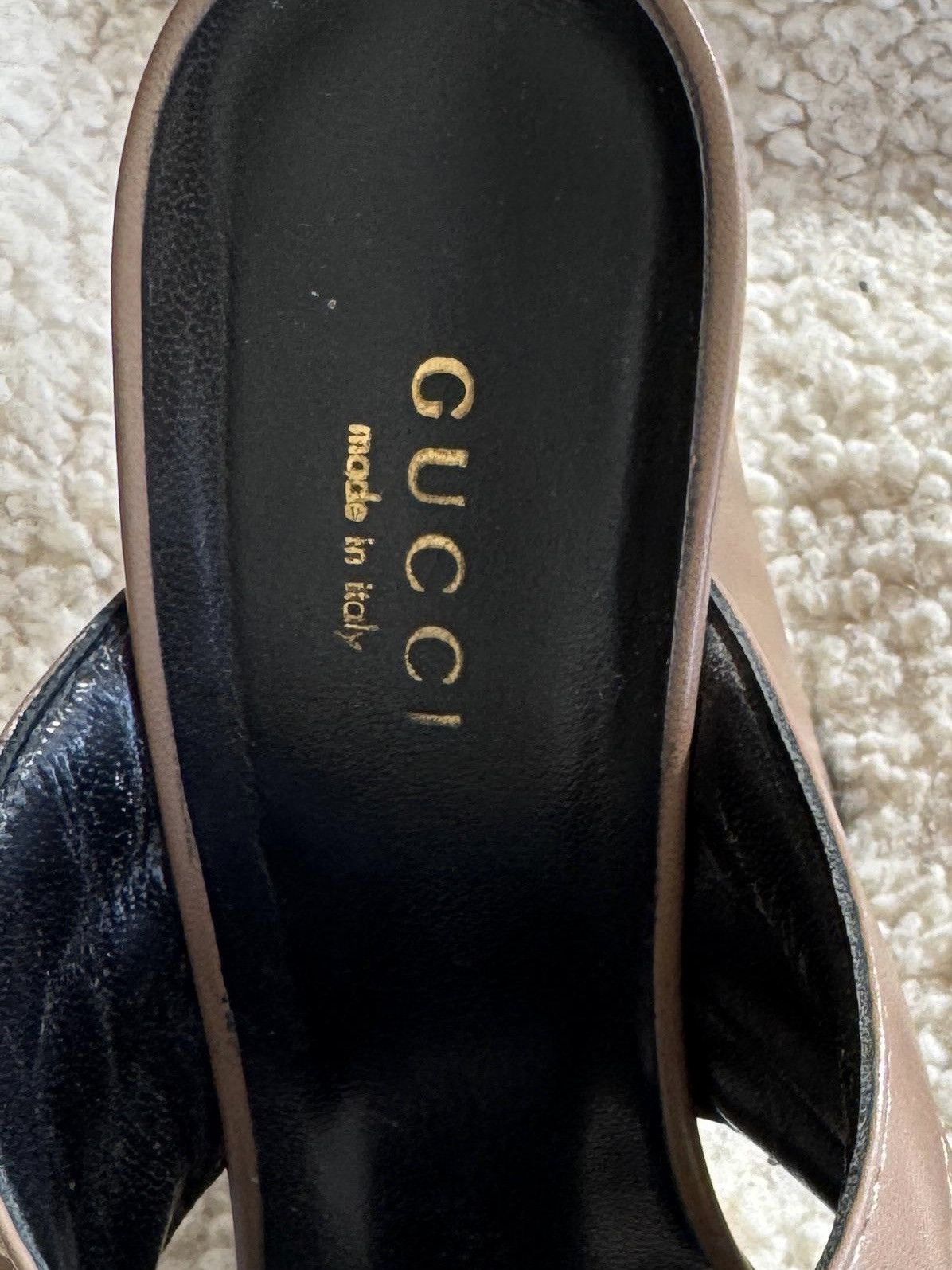 Gucci Gucci Sandals Taupe Size US 7 / IT 37 - 9 Thumbnail