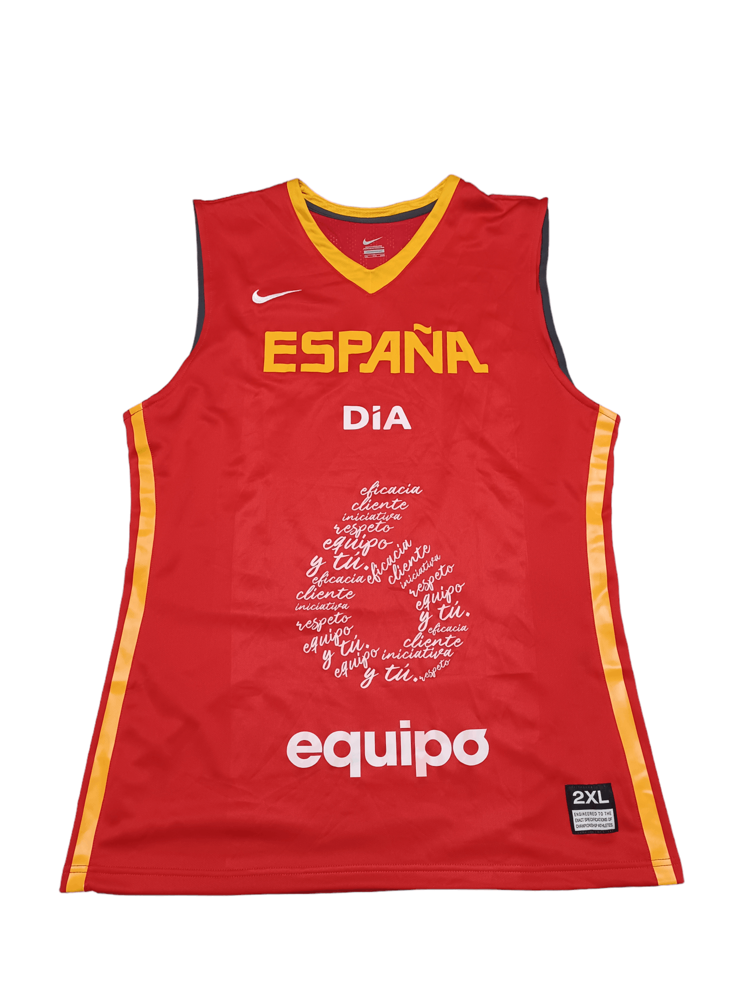 Pre-owned Nba X Nike Spain National Basketball Team Jersey Espana In Red