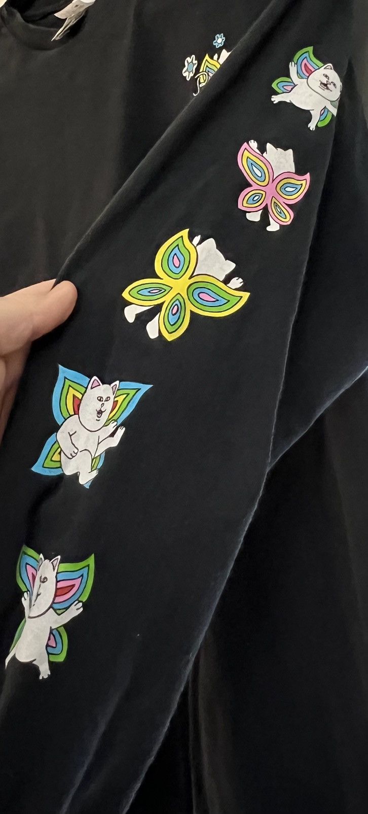 RIPNDIP Ripndip Butterfly Lord Nermal Long Sleeve Tee – XL Size US XL / EU 56 / 4 - 7 Thumbnail