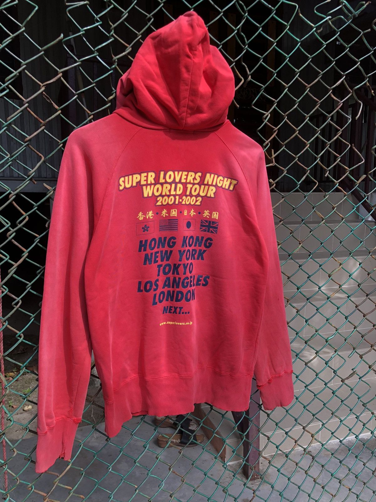 Hysteric Glamour 🔥Vintage🔥90s Distressed Super Lover World Tour Hoodies Size US M / EU 48-50 / 2 - 5 Thumbnail