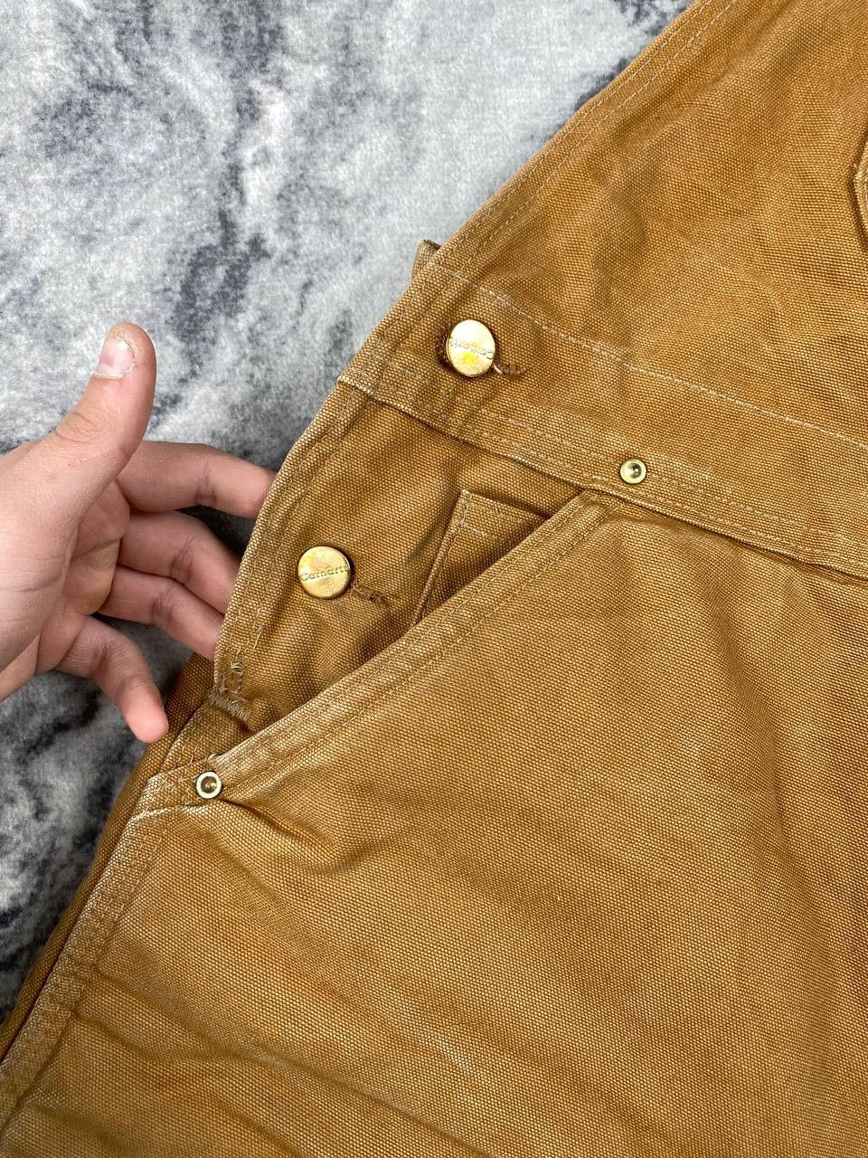Carhartt Vintage Carhartt Overalls Double Knee Carpenter 00s Men Size US 38 / EU 54 - 15 Thumbnail