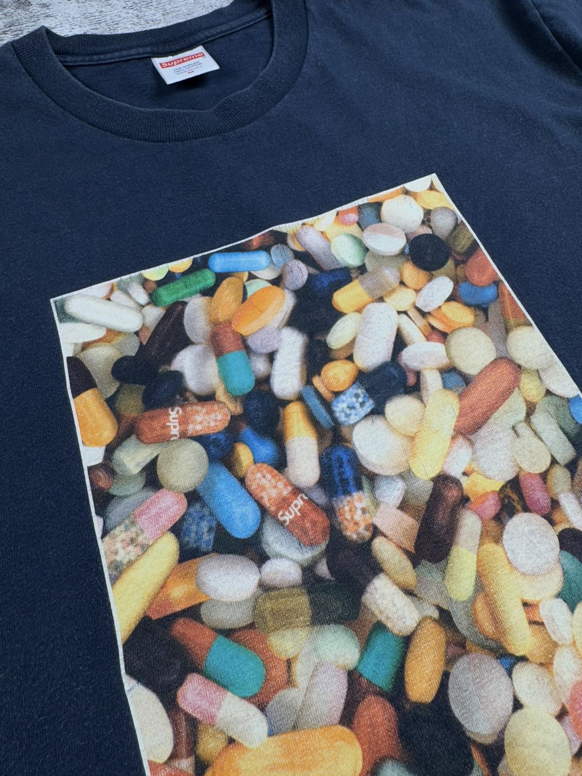 Supreme Supreme Pills FW20 Art 2020 Rap Baggy Relaxed T Shirt Tee Size US M / EU 48-50 / 2 - 8 Thumbnail