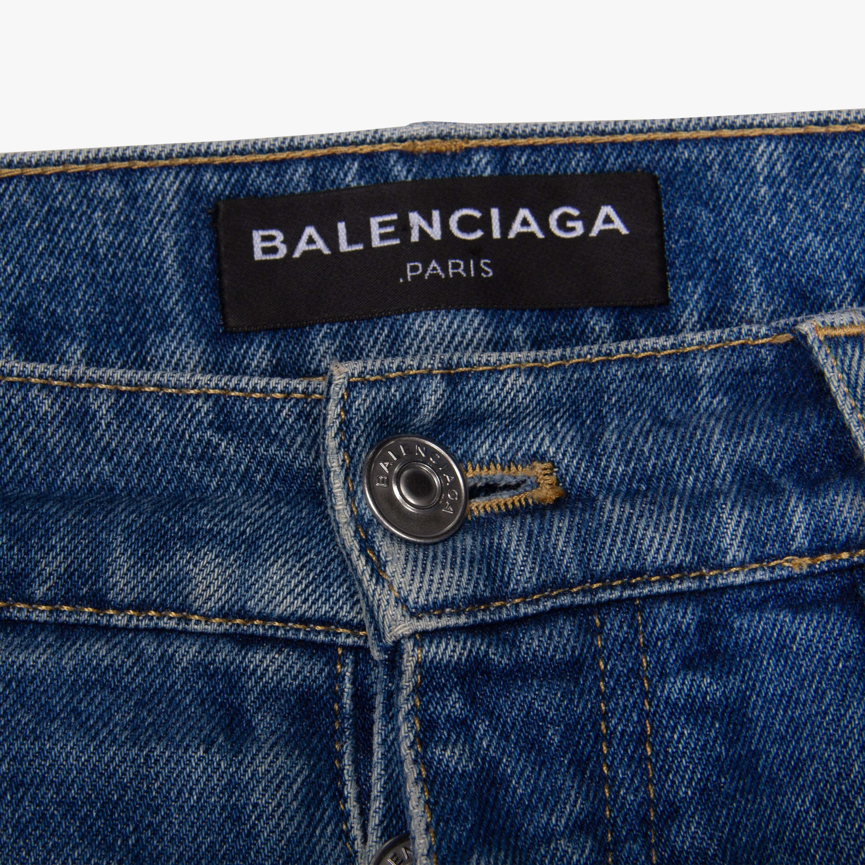 Balenciaga BALENCIAGA VINTAGE WASH DENIM Size US 30 / EU 46 - 4 Thumbnail