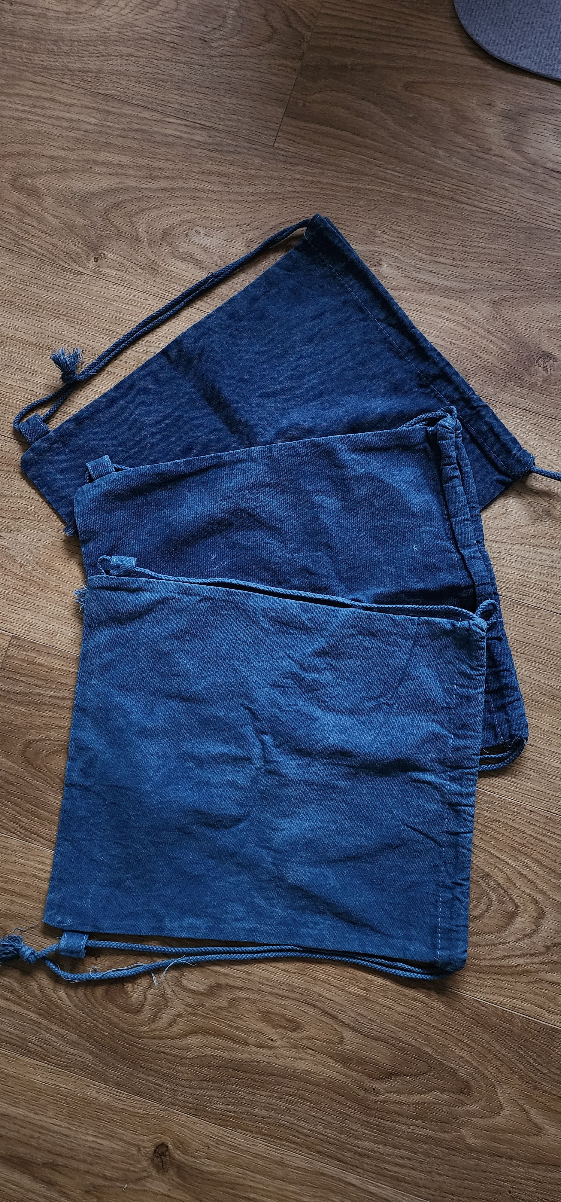 Other Hand Dyed Indigo Small drawstring bag Size ONE SIZE - 2 Thumbnail