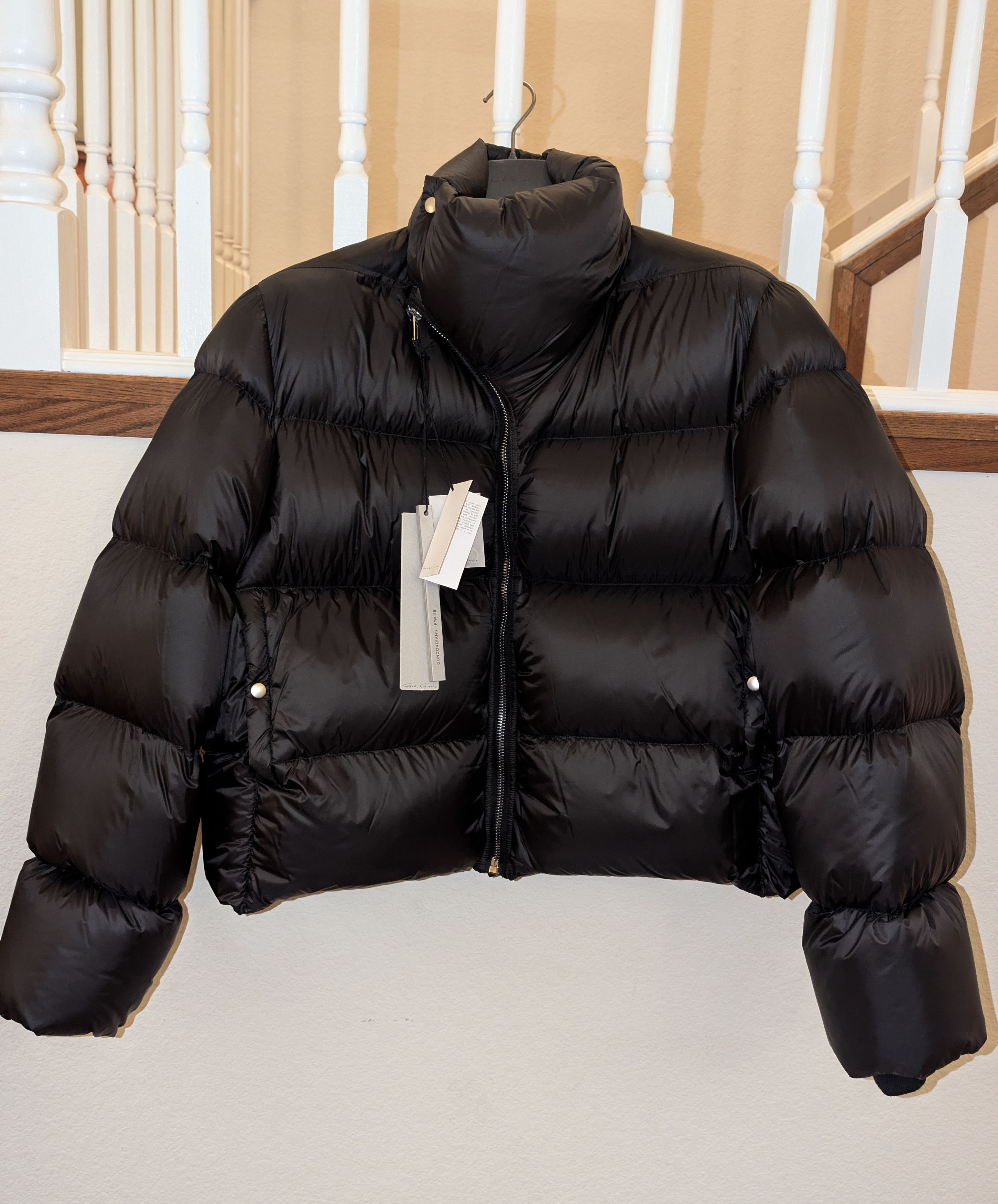 Rick Owen's Concordians Turtle Down Puffer Jacket