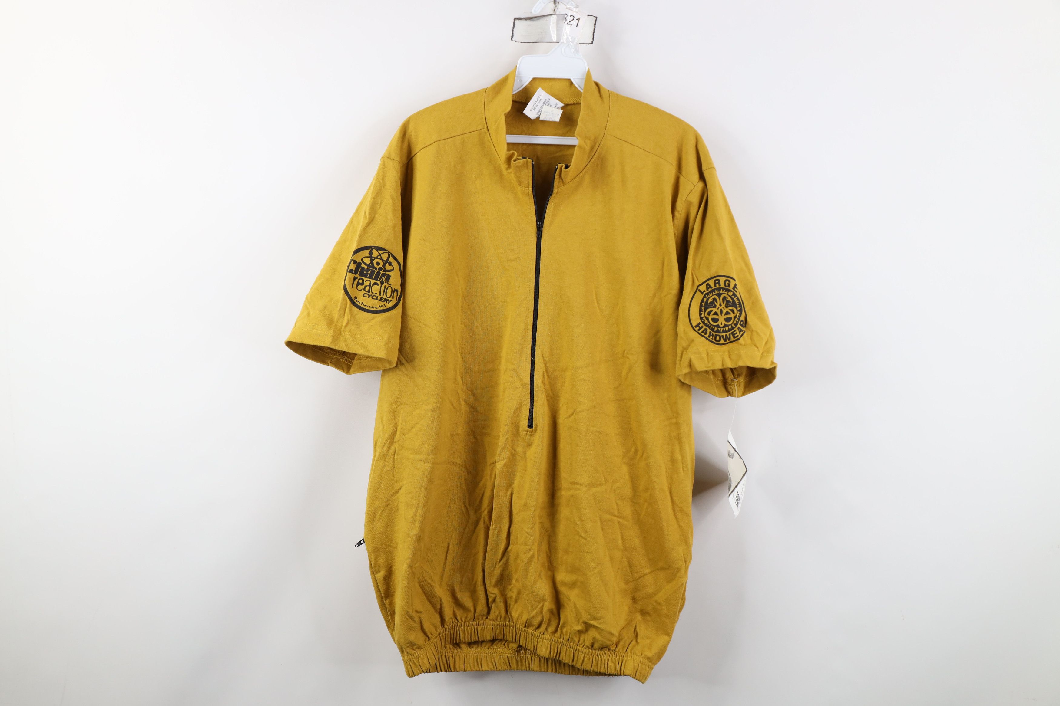 Vintage Deadstock Vintage 90s Chain Reaction Cyclery Cycling Jersey Size US XL / EU 56 / 4 - 1 Thumbnail