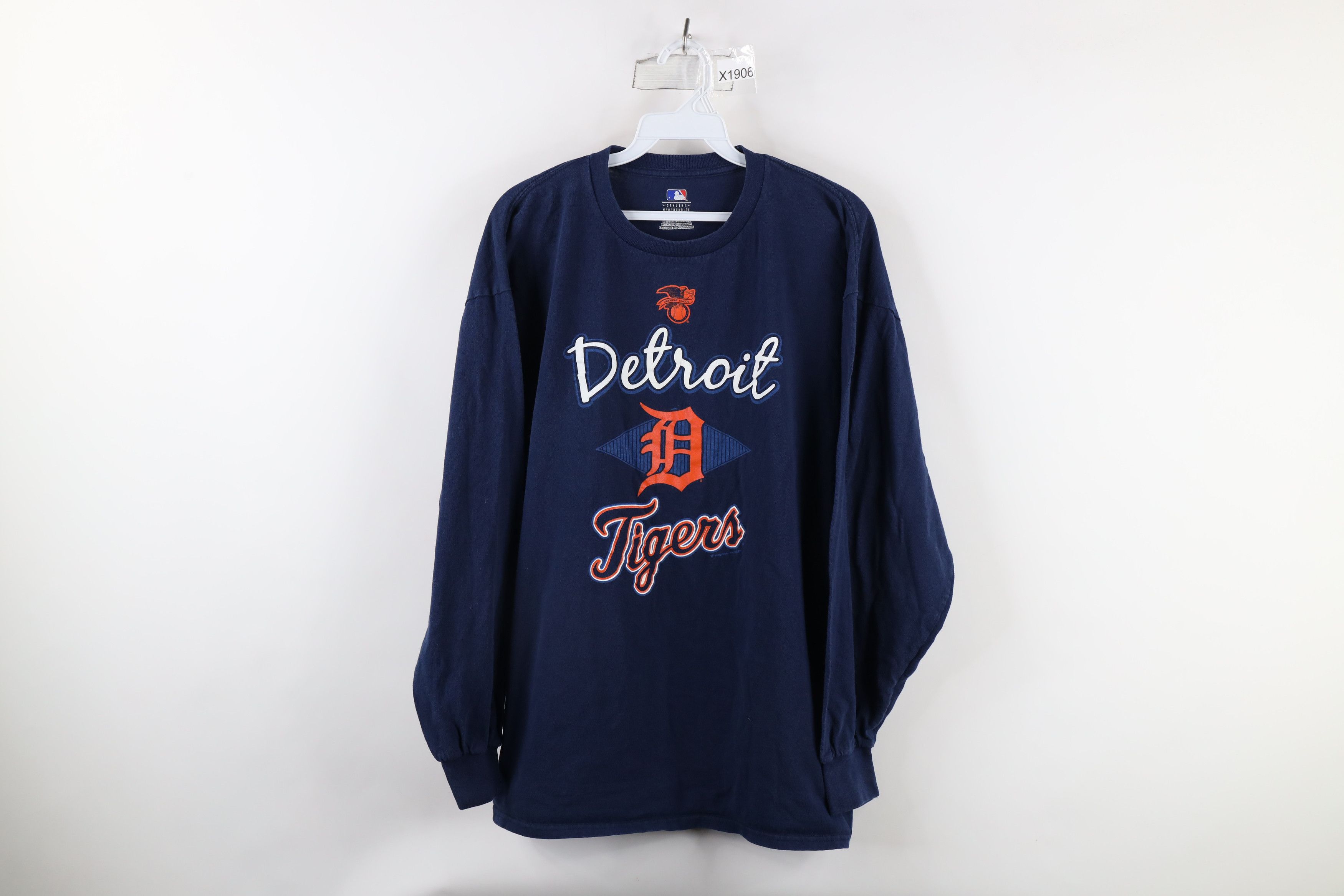 Vintage Vintage Detroit Tigers Baseball Long Sleeve T-Shirt Blue Size US XL / EU 56 / 4 - 1 Thumbnail