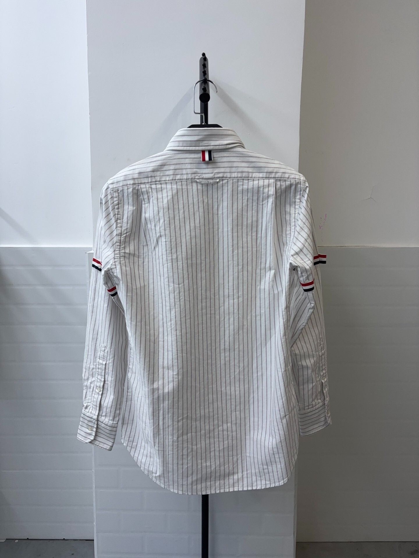 Thom Browne thom browne classic striped long sleeve shirt Size US M / EU 48-50 / 2 - 2 Thumbnail