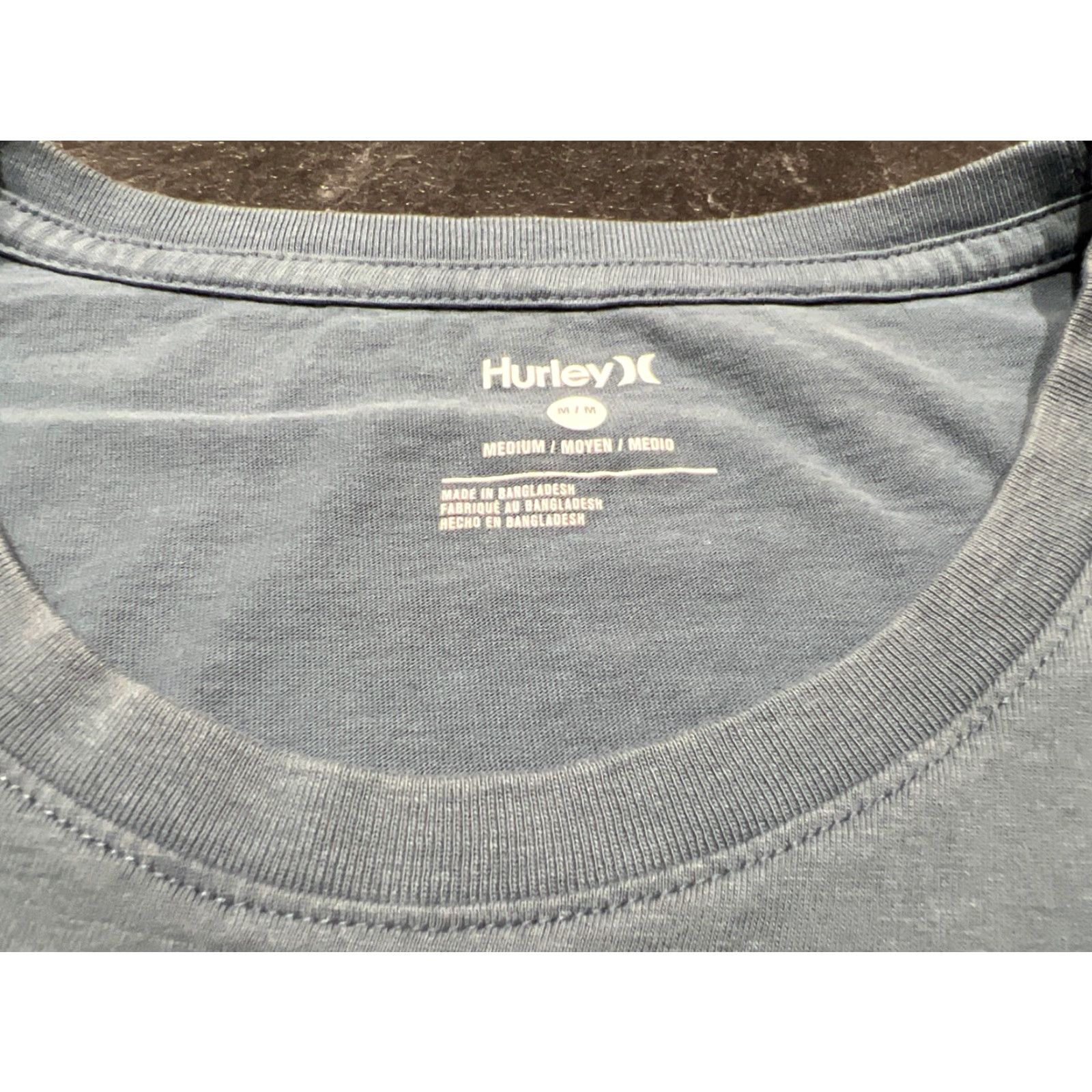 Hurley HURLEY Pocket T-Shirt Adult XL Blue Preowned Mens Size US XL / EU 56 / 4 - 5 Thumbnail