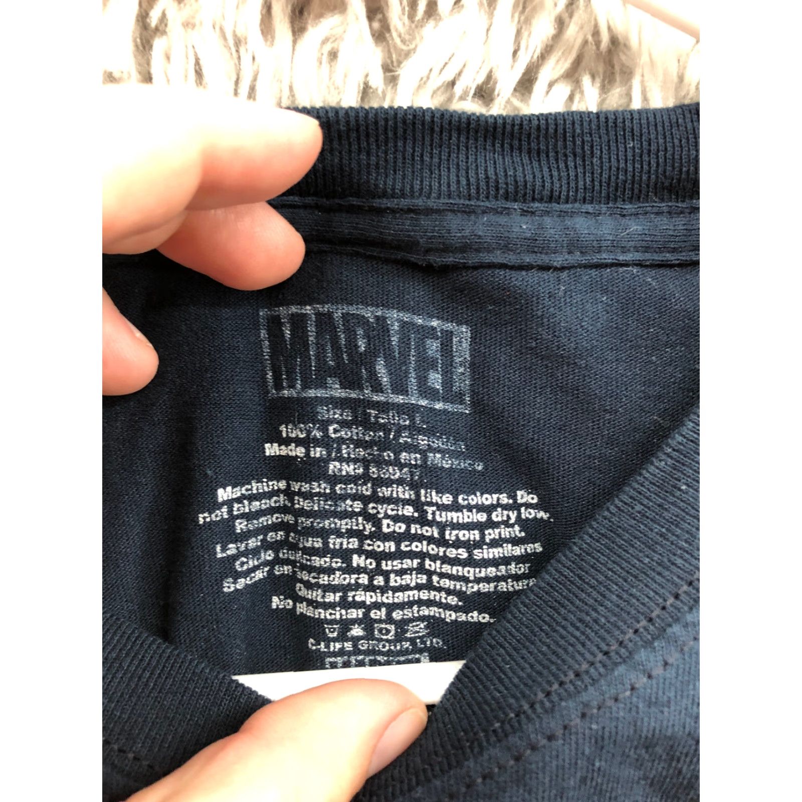 Vintage Captain America Marvel Comics Blue T-Shirt Mens Size L Regular Captain America Logo Short Sleeve Cotton Shirt Size US L / EU 52-54 / 3 - 5 Thumbnail