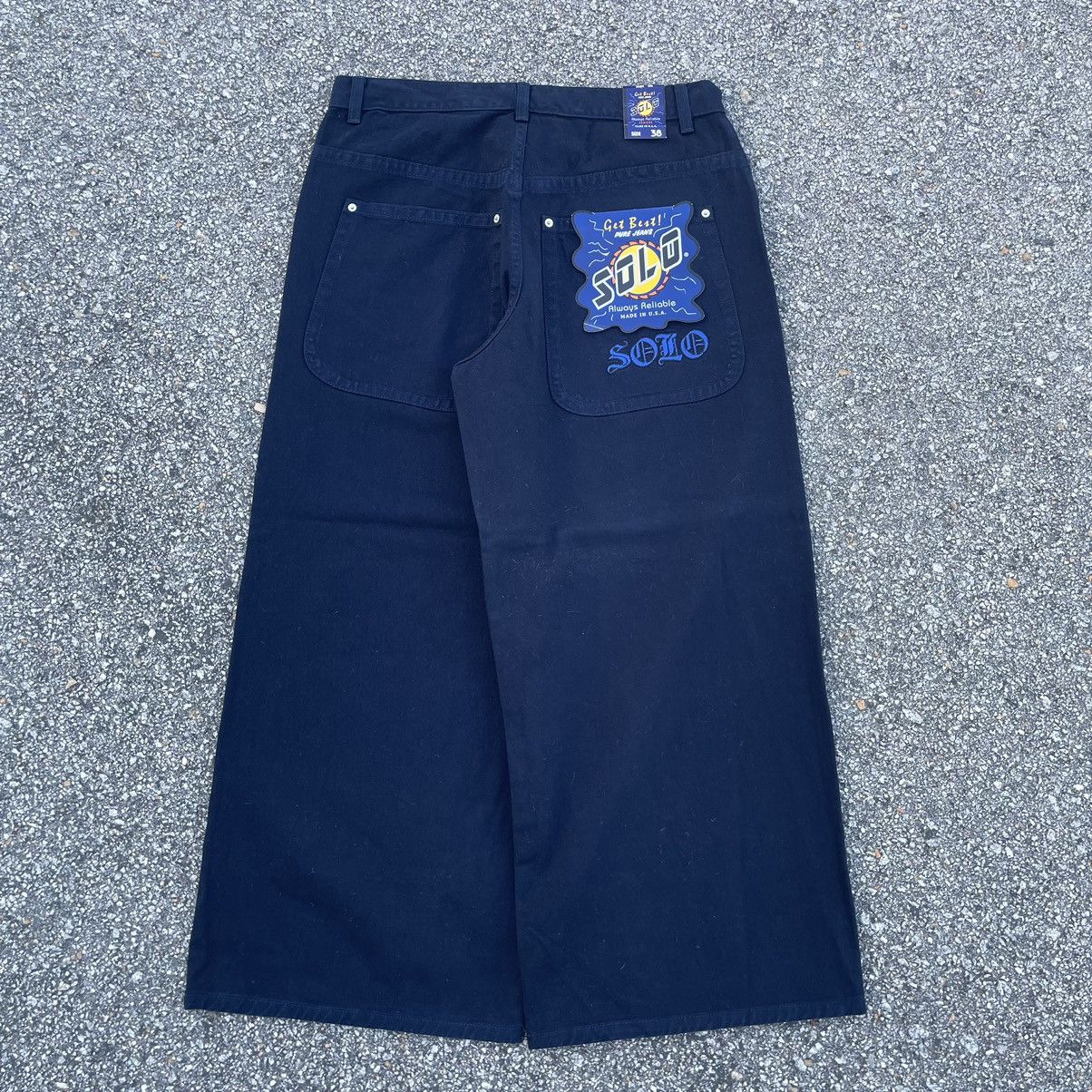 image of Jnco x Southpole Navy Solo Jeans, Men's (Size 38)