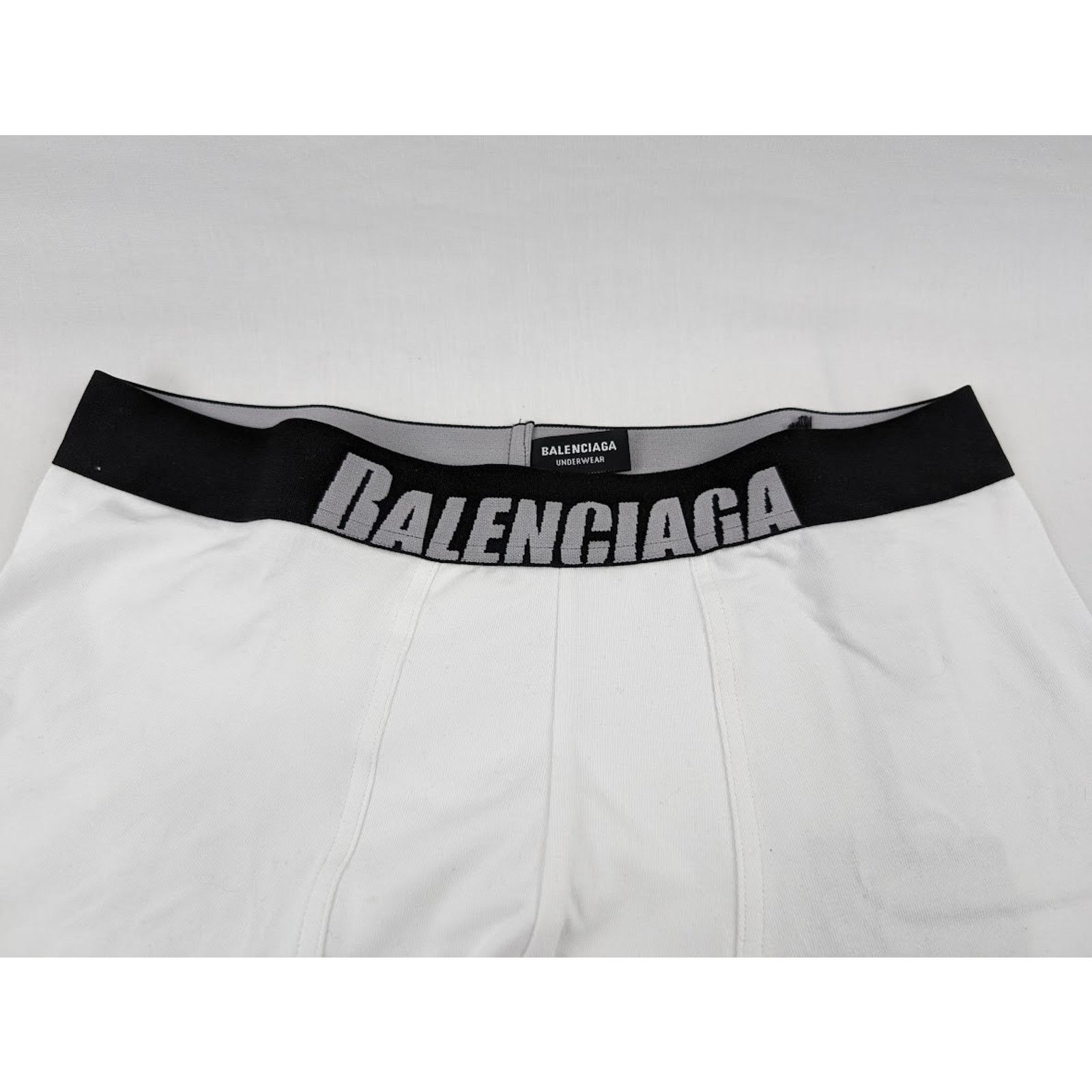 Balenciaga o1rshd1 Q:3 / Boxer Briefs in White Size 28 - 3 Thumbnail