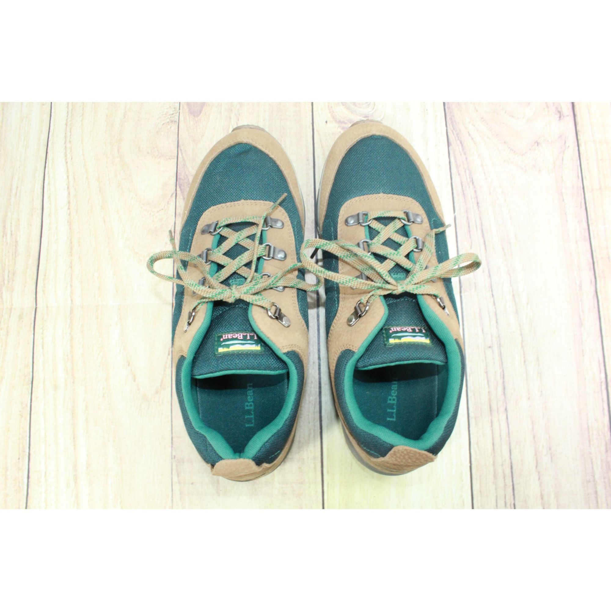 L.L. Bean LL Bean Men's Green Mesh Mountain Classic Hiking Shoes Size US 10 / EU 43 - 7 Thumbnail