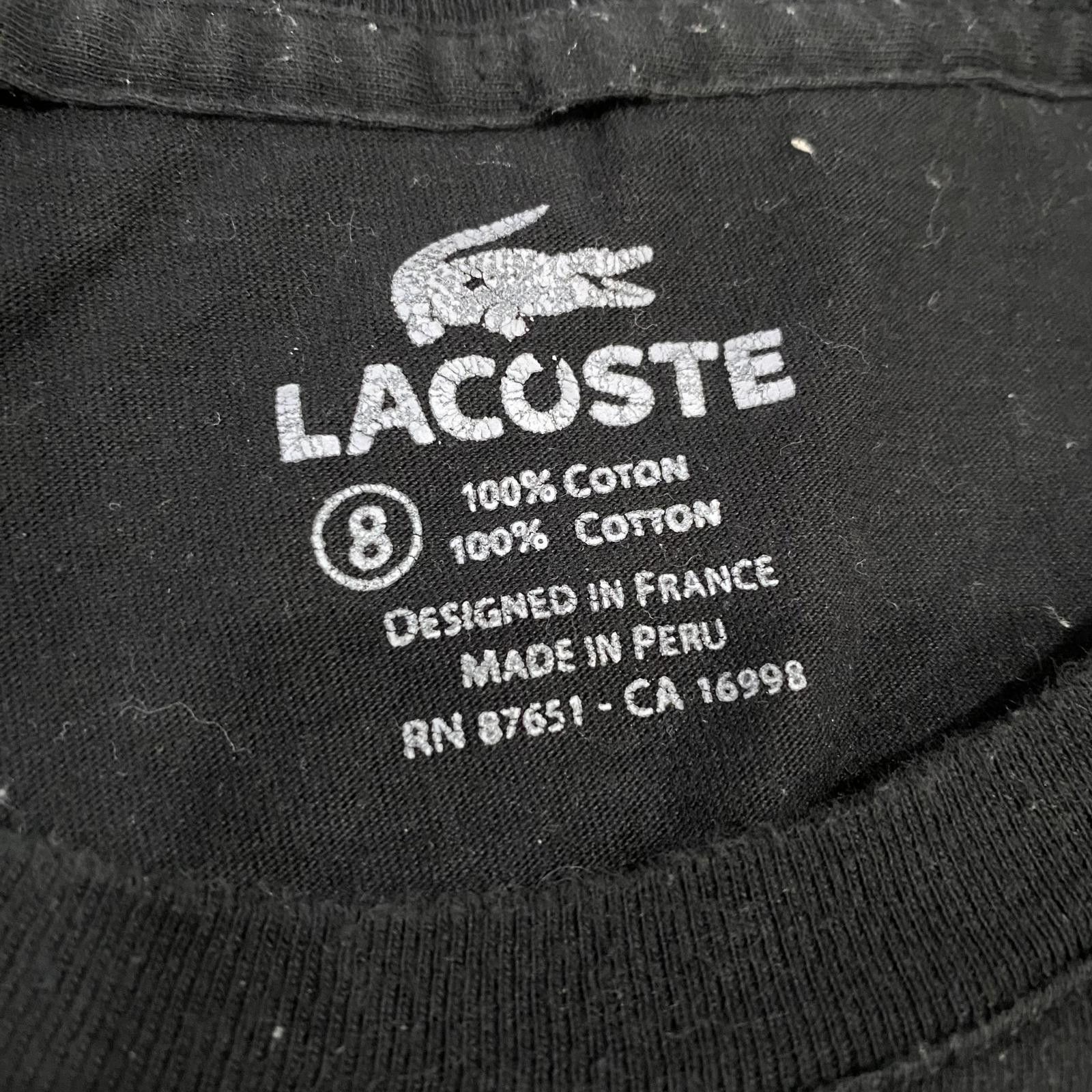 Lacoste × Vintage Lacoste Vintage Logo T Shirt Size US XL / EU 56 / 4 - 3 Thumbnail