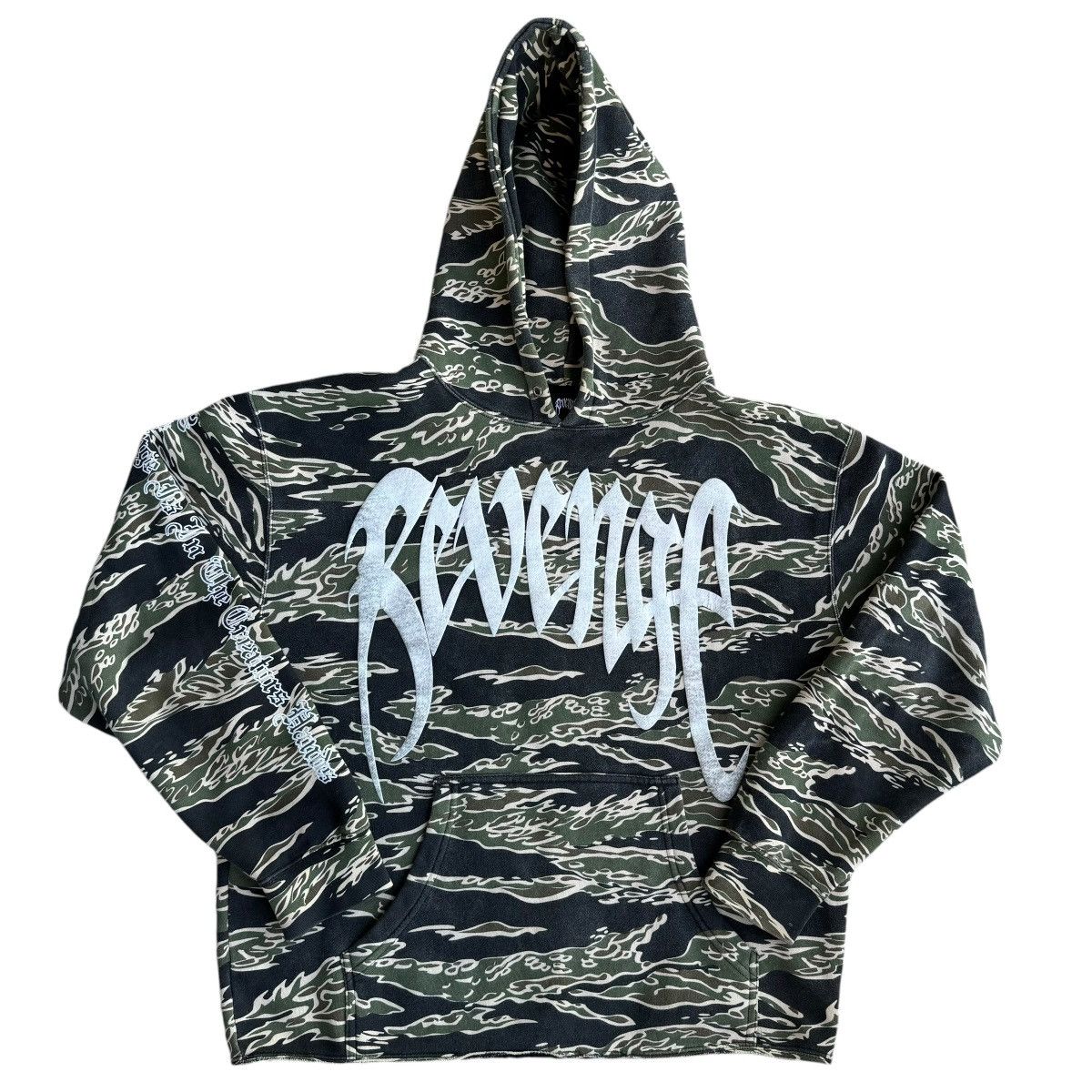 Rap Tees × Revenge Revenge xxxtentacion Camo Revenge Tiger Skull Hoodie Hype Size US M / EU 48-50 / 2 - 12 Thumbnail