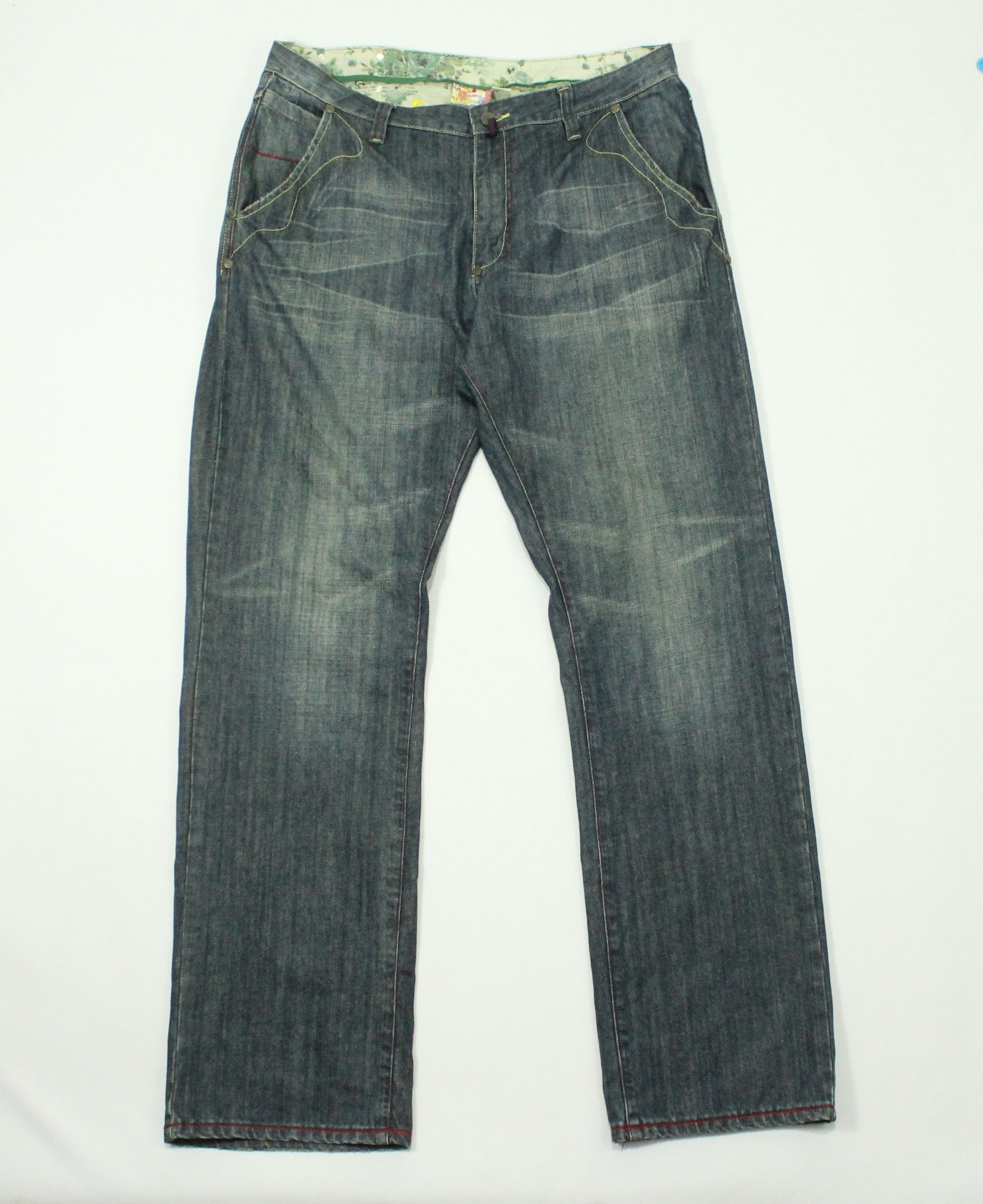 Artful Dodger ARTFUL DODGER Denim Printed Embroidered Motif Size US 38 / EU 54 - 3 Thumbnail