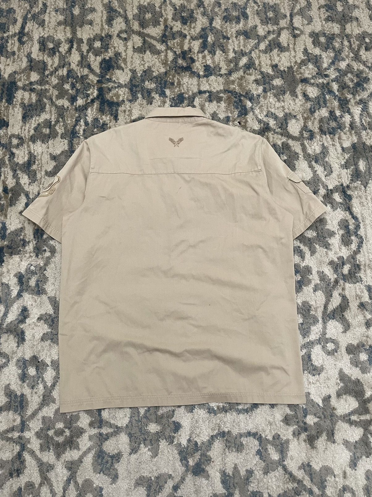 Polo Ralph Lauren Vintage Avirex 90s Brown Button Up Shirt Our Legacy Size US L / EU 52-54 / 3 - 8 Thumbnail