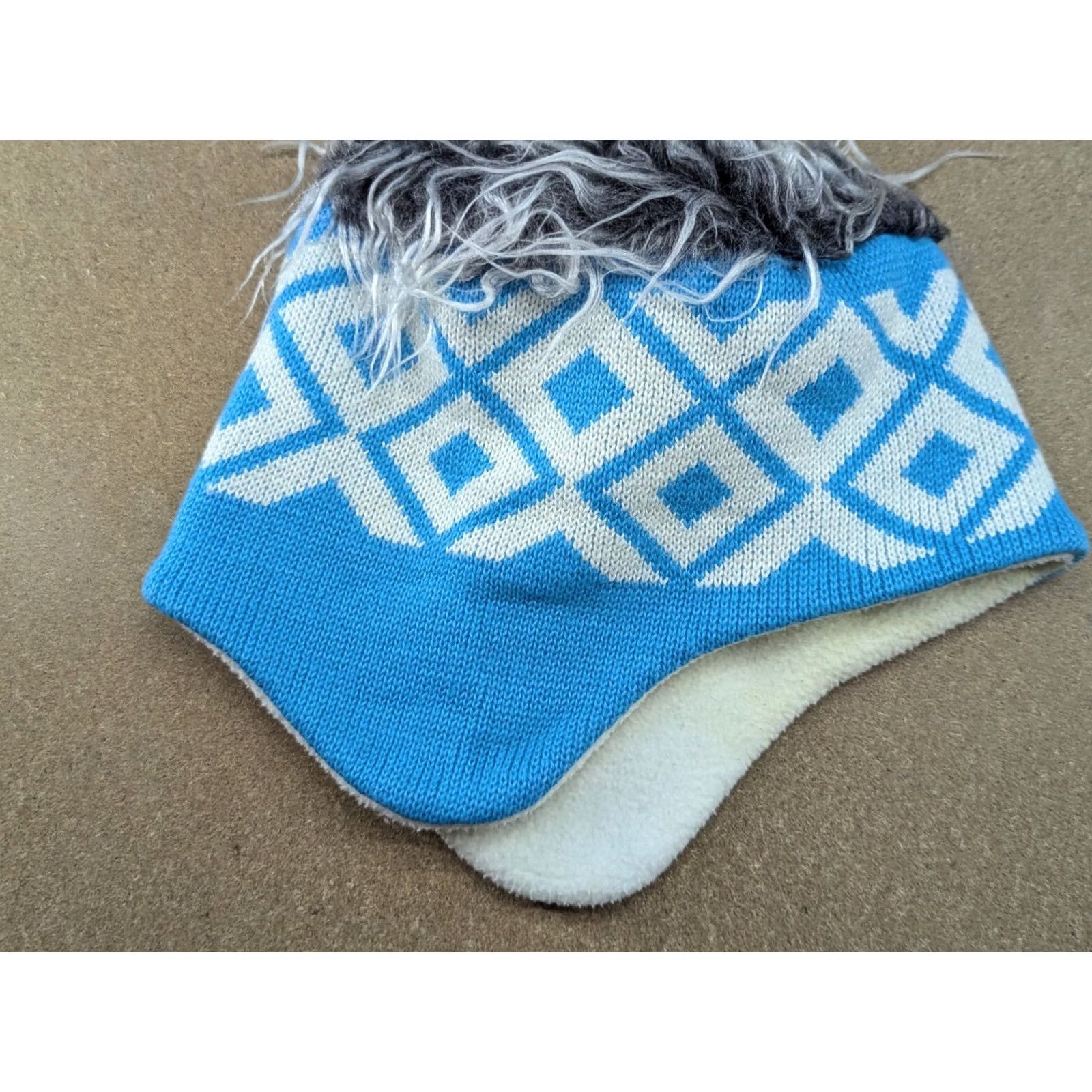 Vintage VINTAGE Eisbar Beanie Hat One Size Wool Blend Ear Flap Insulated Blue Unisex Adults Beanie, Wool Blend, Ear Flap, Insulated, Thermal, Water Resistant Size ONE SIZE - 3 Thumbnail
