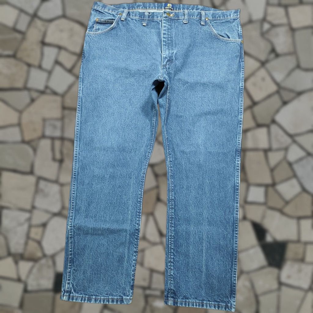 Wrangler VINTAGE Wrangler 47MWZ Cowboy Cut Jeans Mens 44x30 Denim Blue 5-Pocket Regular Straight Western Cowboy N/A Size US 44 / EU 60 - 1 Thumbnail