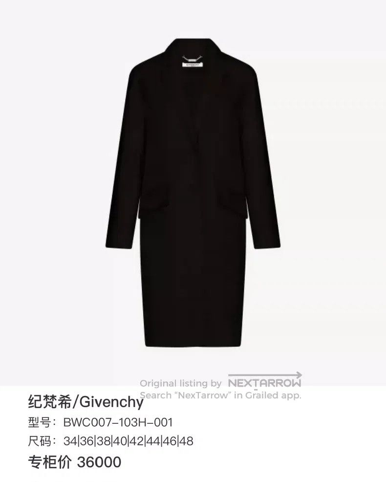 Givenchy Givenchy Size38 Black Coat Size 38 Size US M / EU 48-50 / 2 - 7 Thumbnail