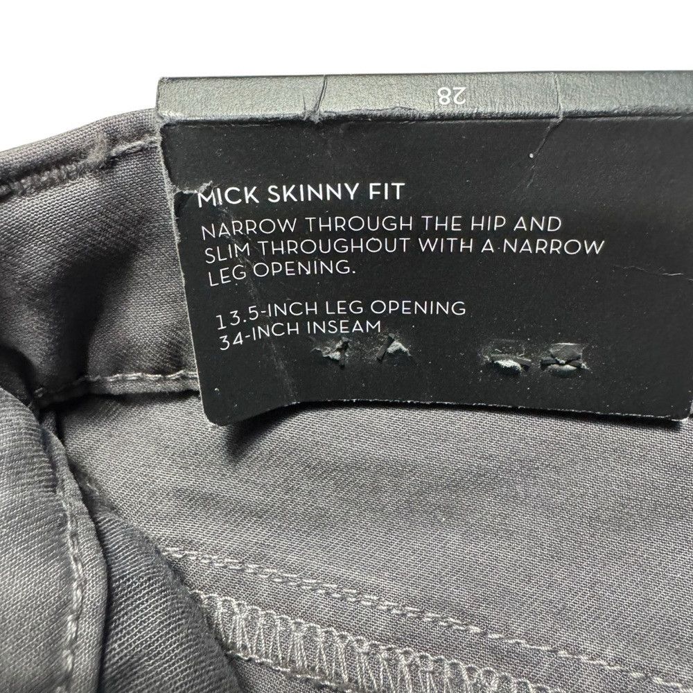 J Brand NWT New $185 J Brand Mick Skinny Fit Jeans in Worn Iron Siz Size US 28 / EU 44 - 5 Thumbnail