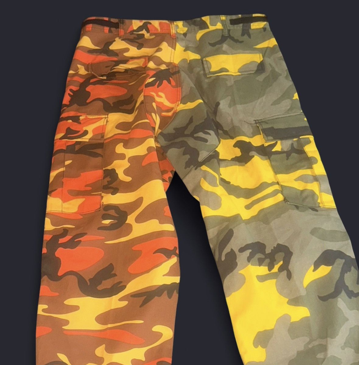Vintage Travis Scott-Inspired Two-Tone Camo Pants – Size Large Size US 36 / EU 52 - 5 Thumbnail