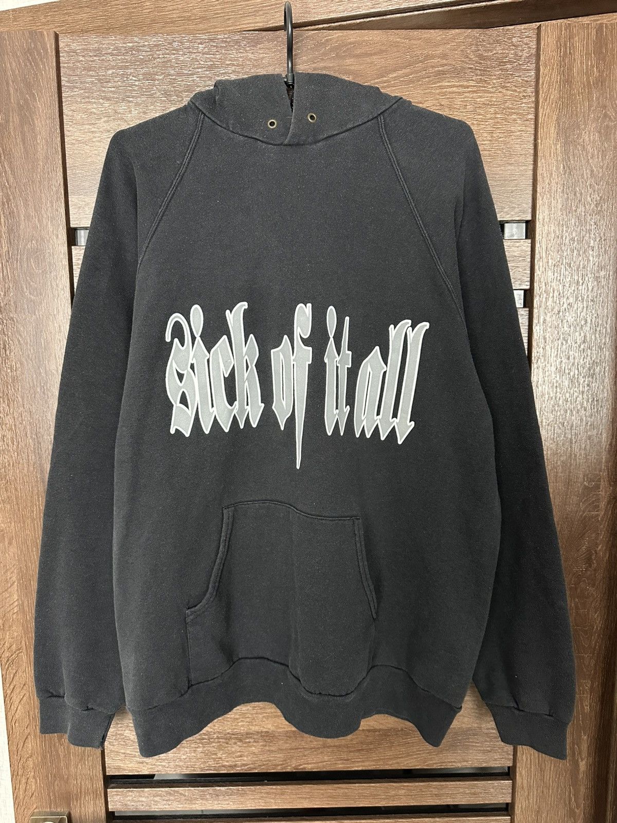 Vintage Sick Of It All Vintage Band Hoodie Pullover 90s Size US XL / EU 56 / 4 - 2 Thumbnail