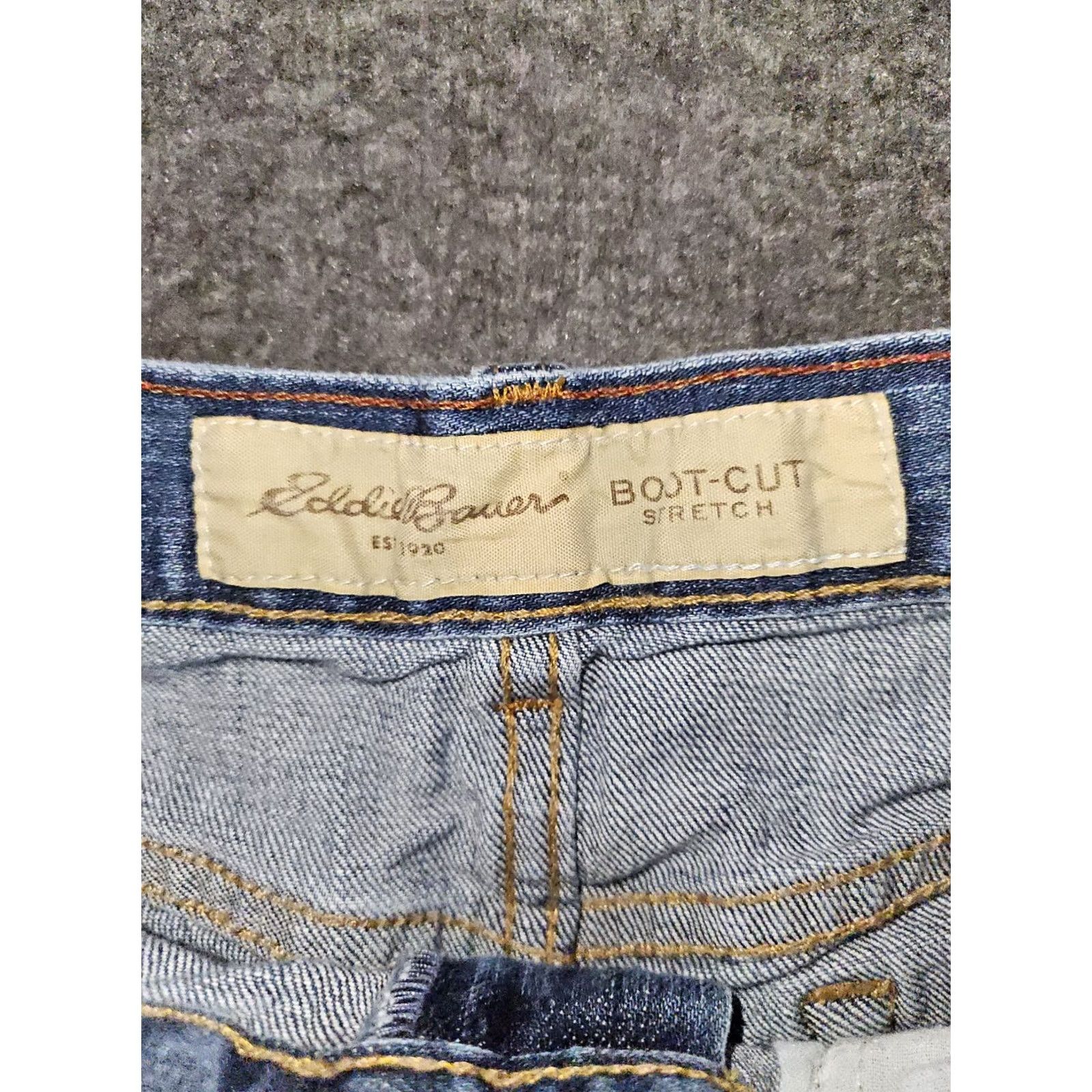 Eddie Bauer Eddie Bauer Bootcut Jeans Women's 8 Regular Mid Blue Denim Stretch 90s Nature Casual Outdoor Jeans Women Regular Size 8 Mens Womens Size 30" / US 8 / IT 44 - 2 Thumbnail