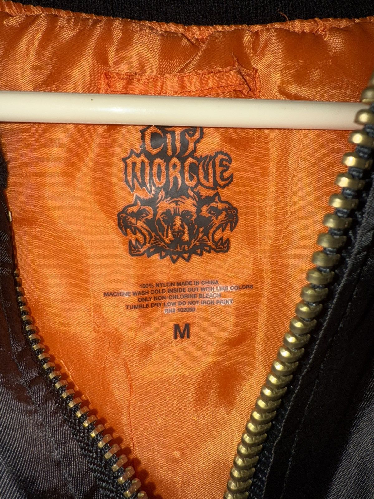 City Morgue City Morgue Dead On Arrival Bomb Squadron Bomber Jacket Size US M / EU 48-50 / 2 - 5 Thumbnail