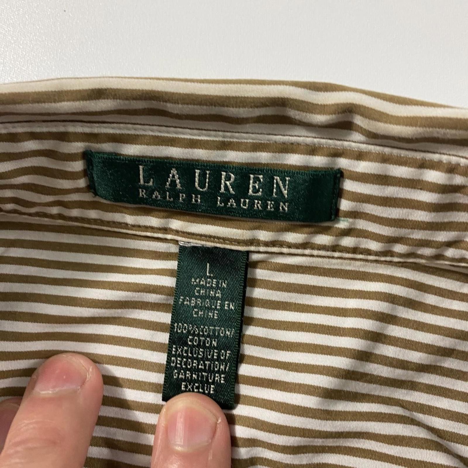 Lauren Ralph Lauren Vintage Lauren Ralph Lauren Womens Button Up Shirt Size L / US 10 / IT 46 - 4 Thumbnail